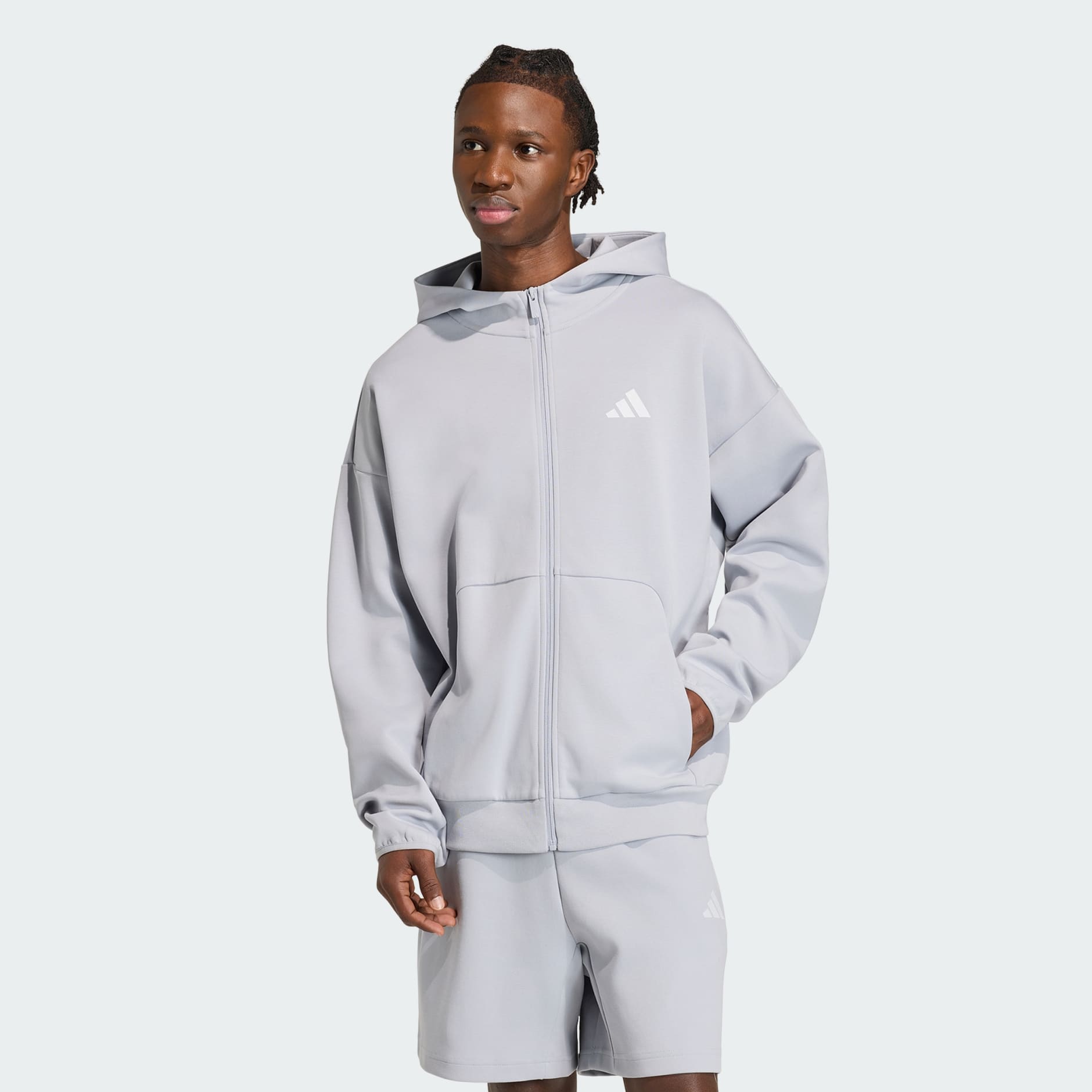 Future Icons Small Logo Full-Zip Hoodie