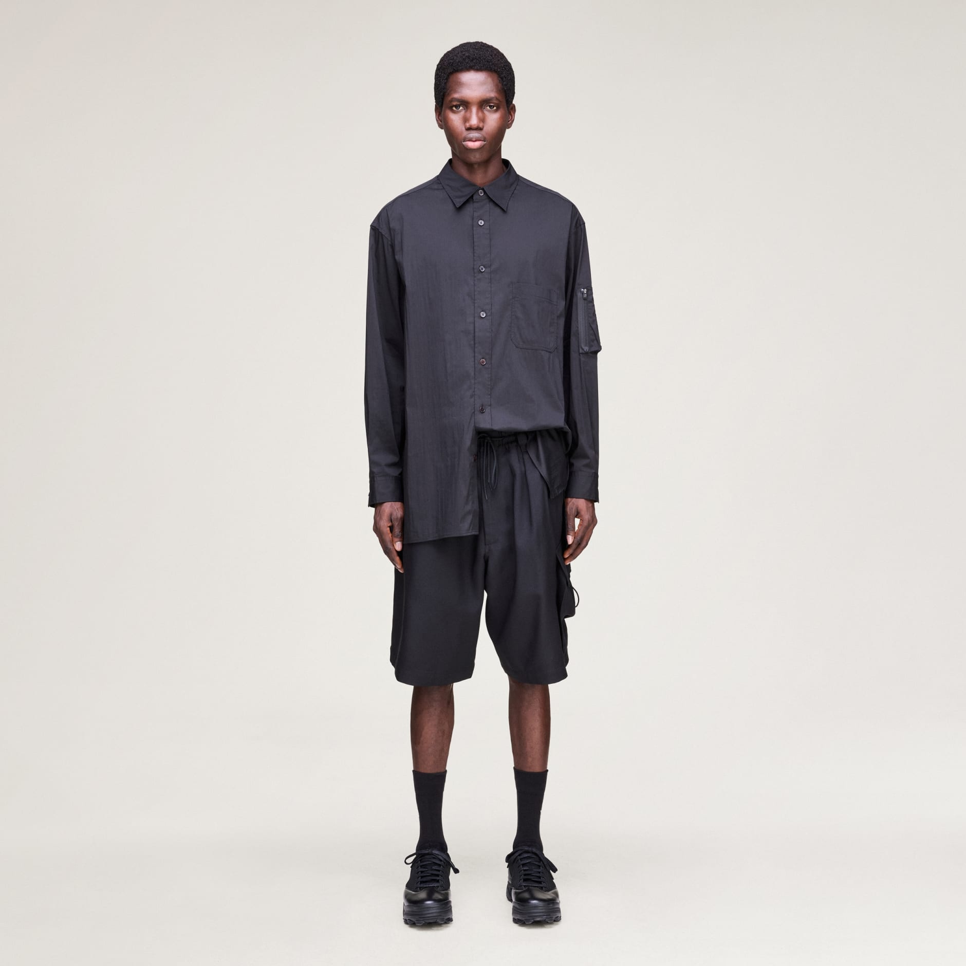 Y-3 SPORT UNIFORM CARGO SHORTS