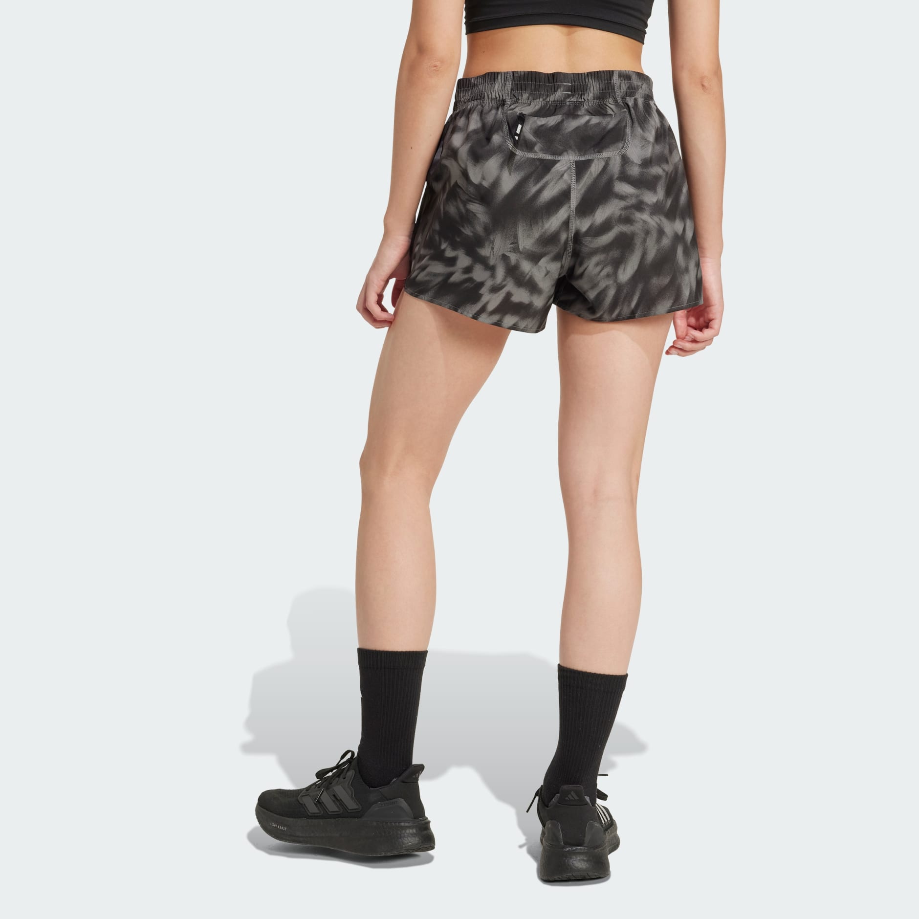 Own The Run Allover Print Shorts