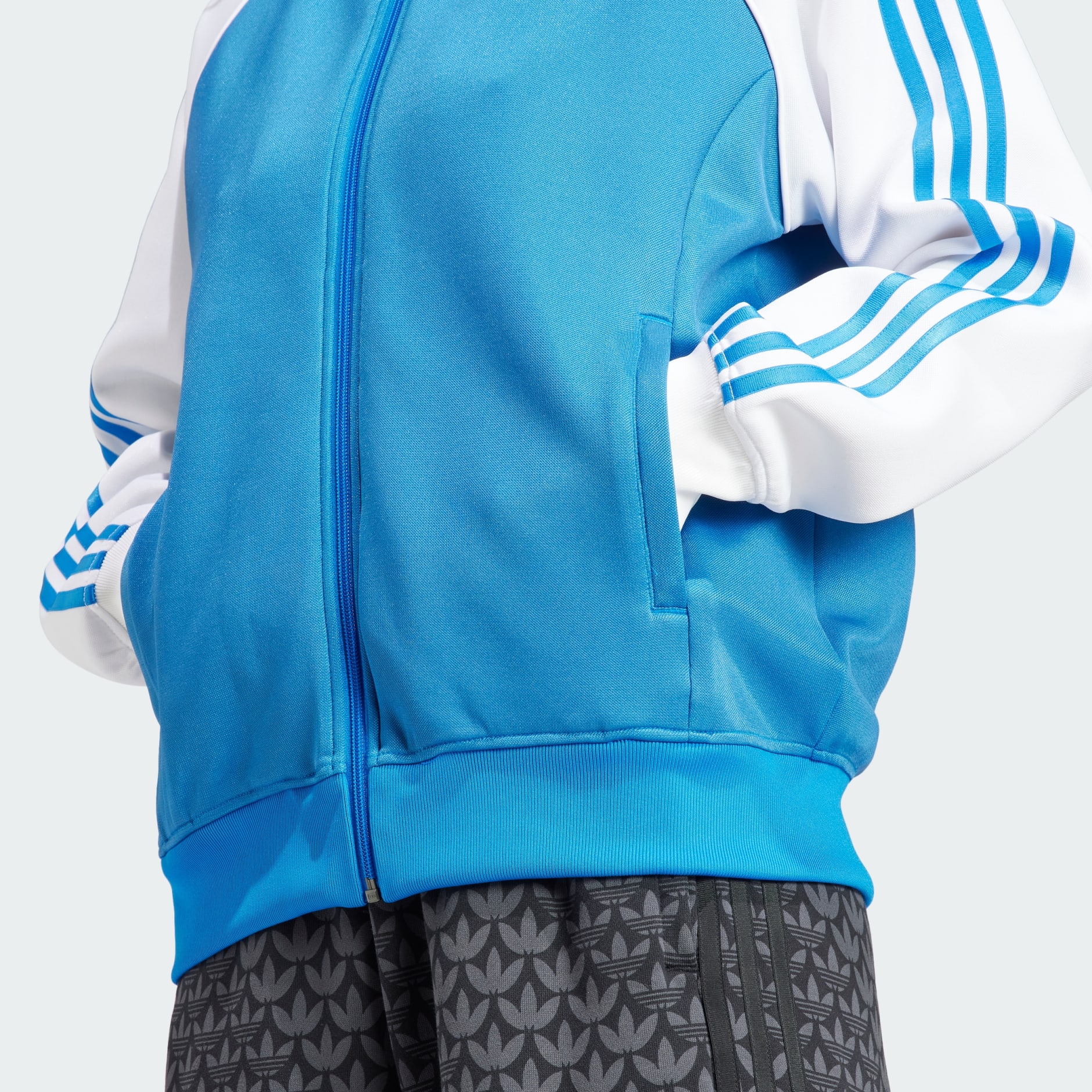 Women\'s Clothing - Adicolor Classics Oversized SST Track Top - Blue | adidas  Oman