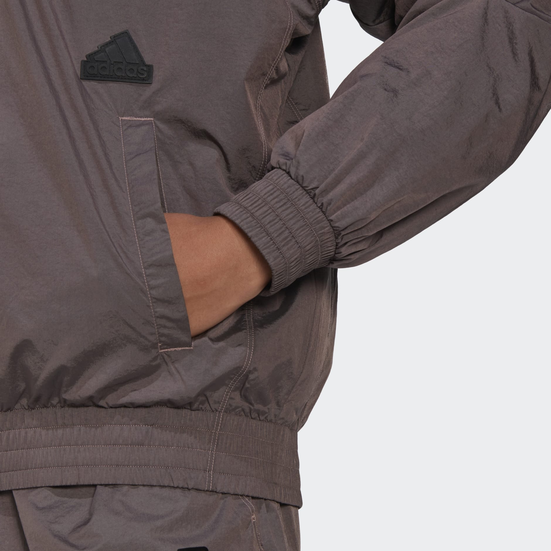 Woven Track Top