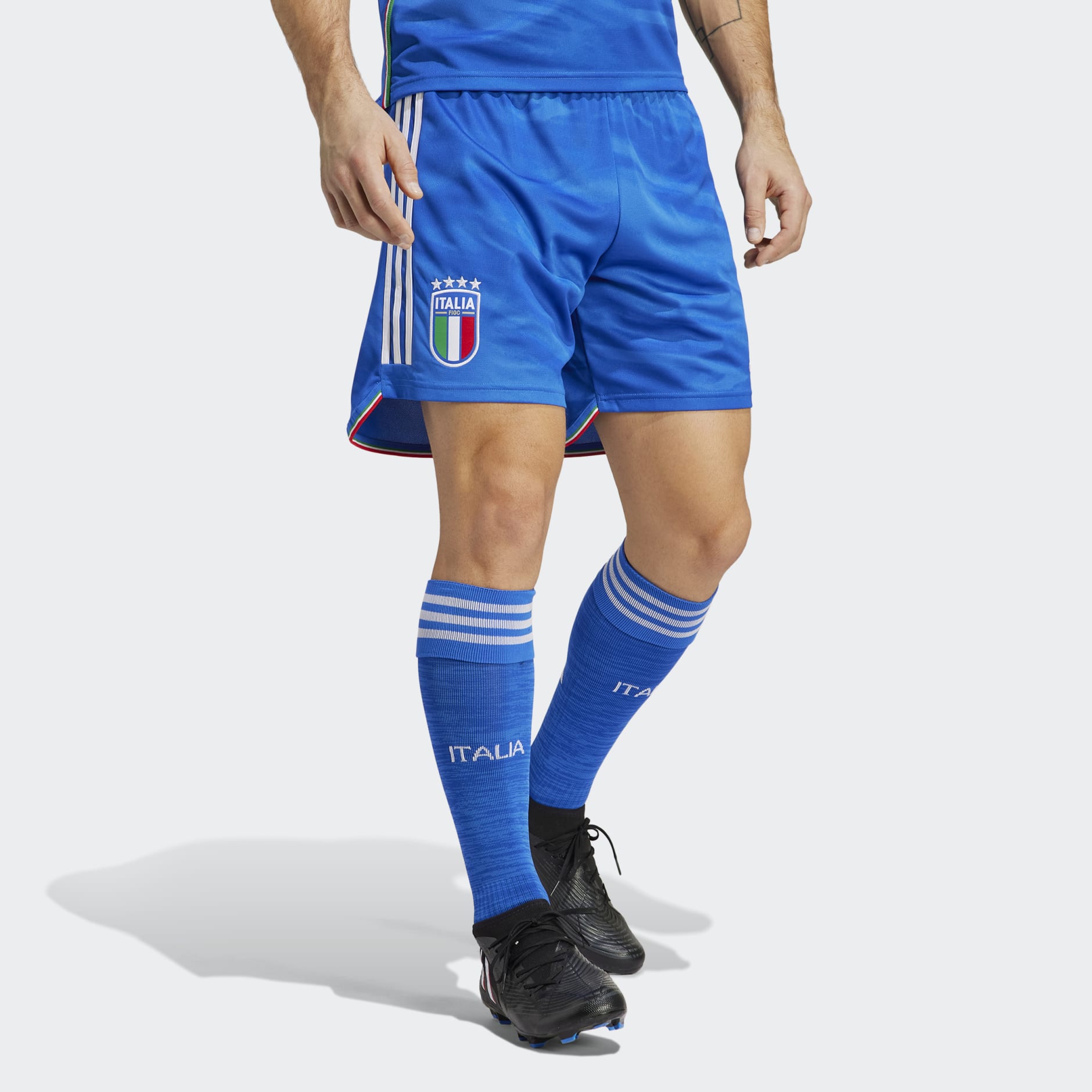 slogan de sneeuw incident Men's Clothing - Italy 23 Home Shorts - Blue | adidas Saudi Arabia