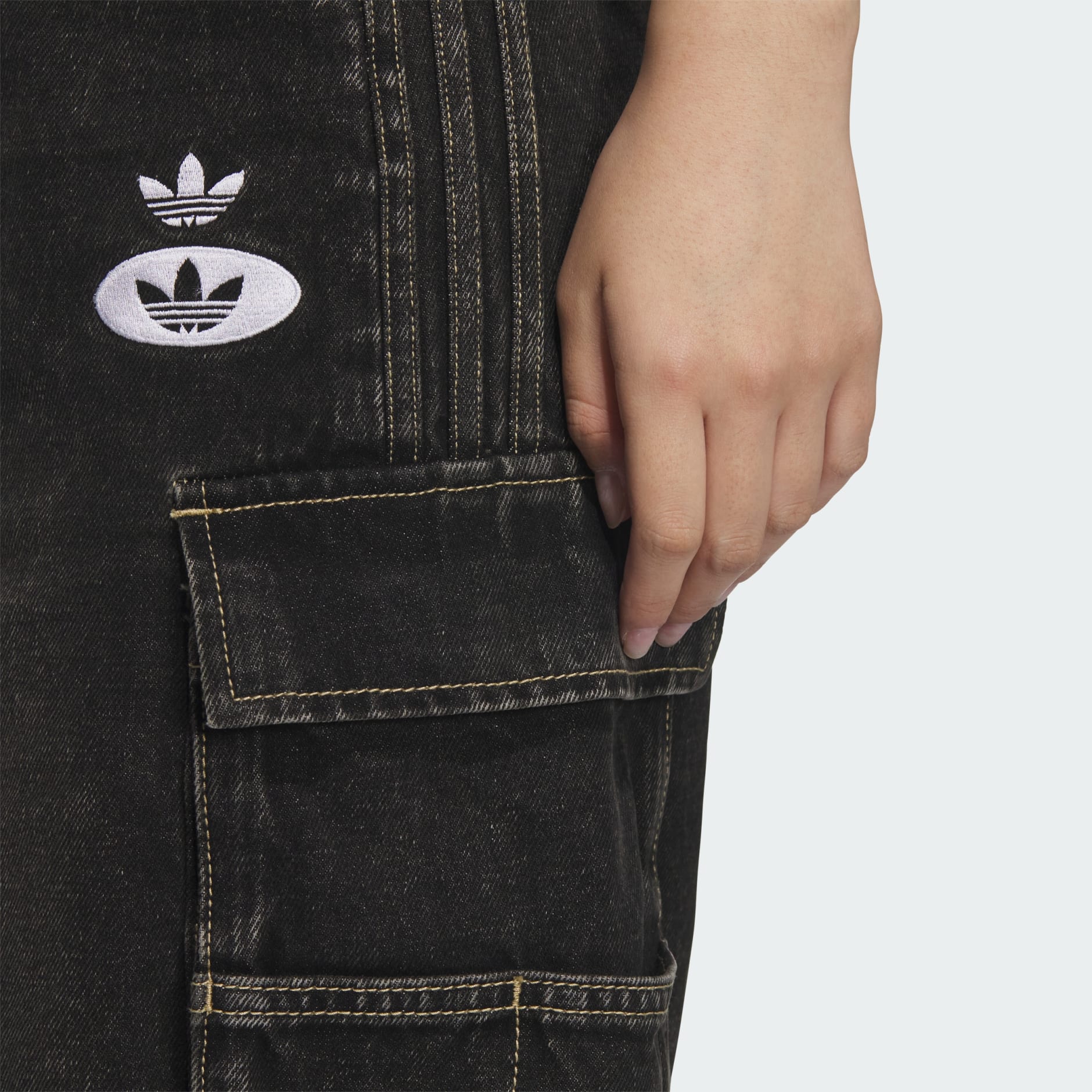 Racing V-Day Denim Skirt - Black | adidas Hong Kong