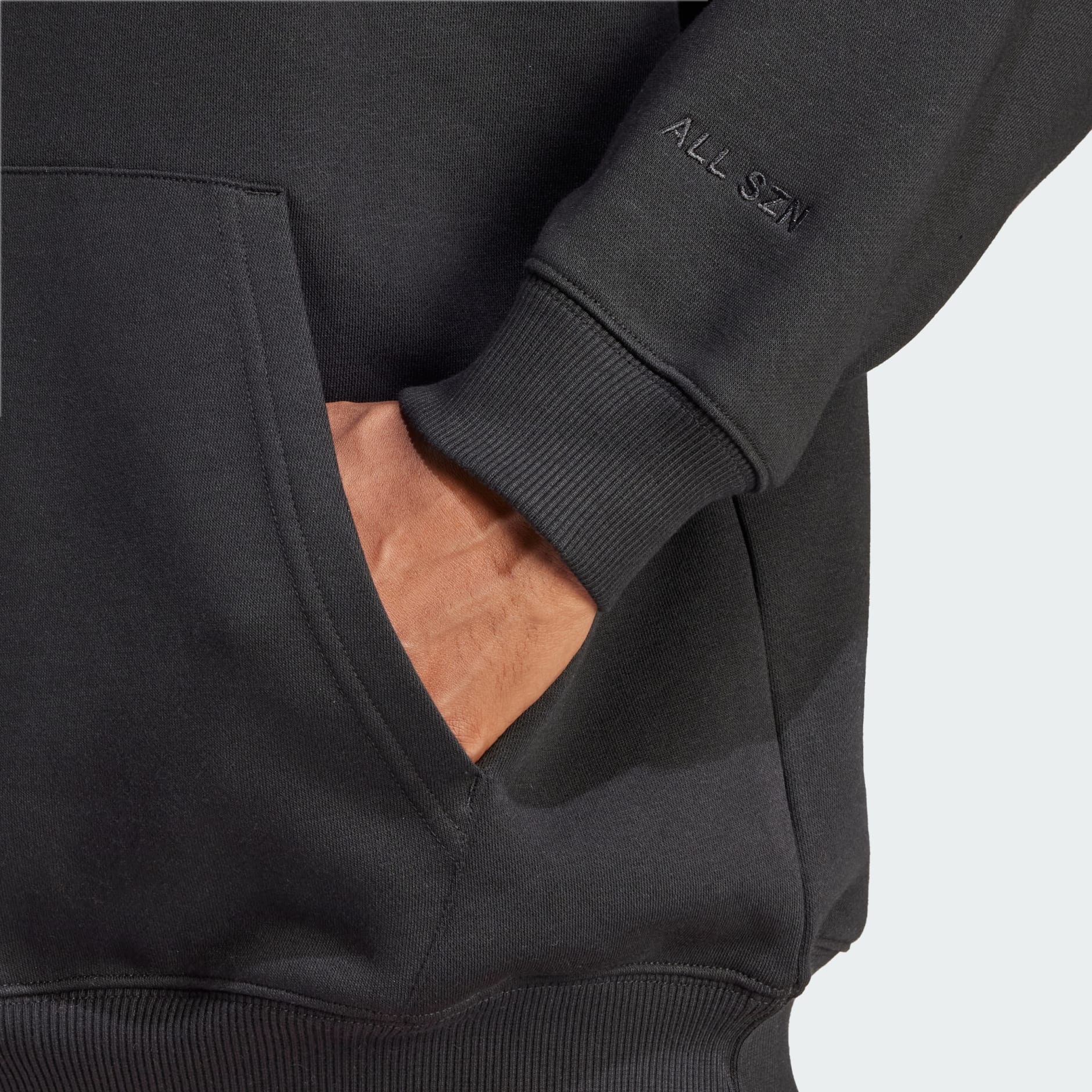 Men's Clothing - ALL SZN Fleece 1/4-Zip Sweatshirt - Black 