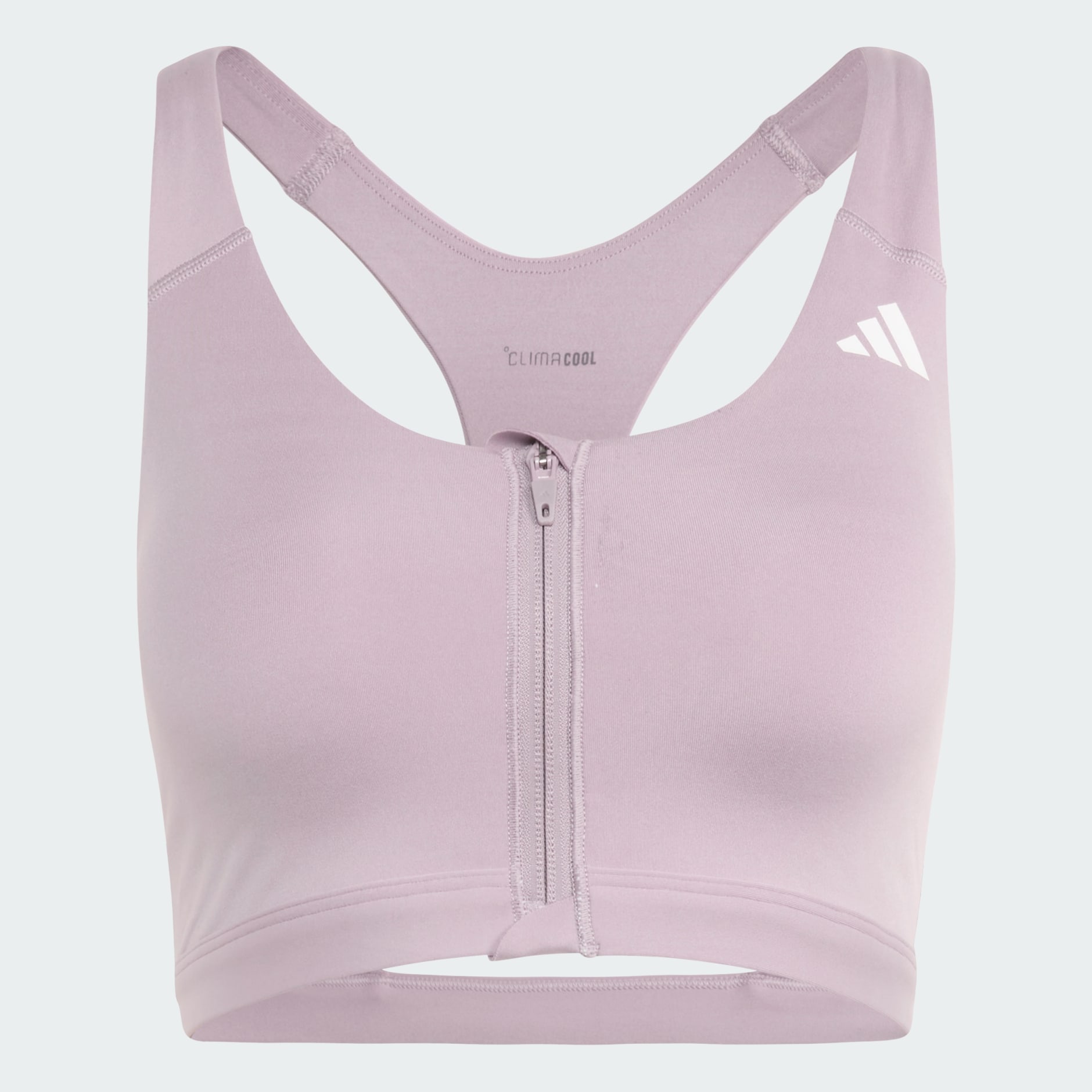 Optime Essentials Workout Zip-Front Medium Support Bra