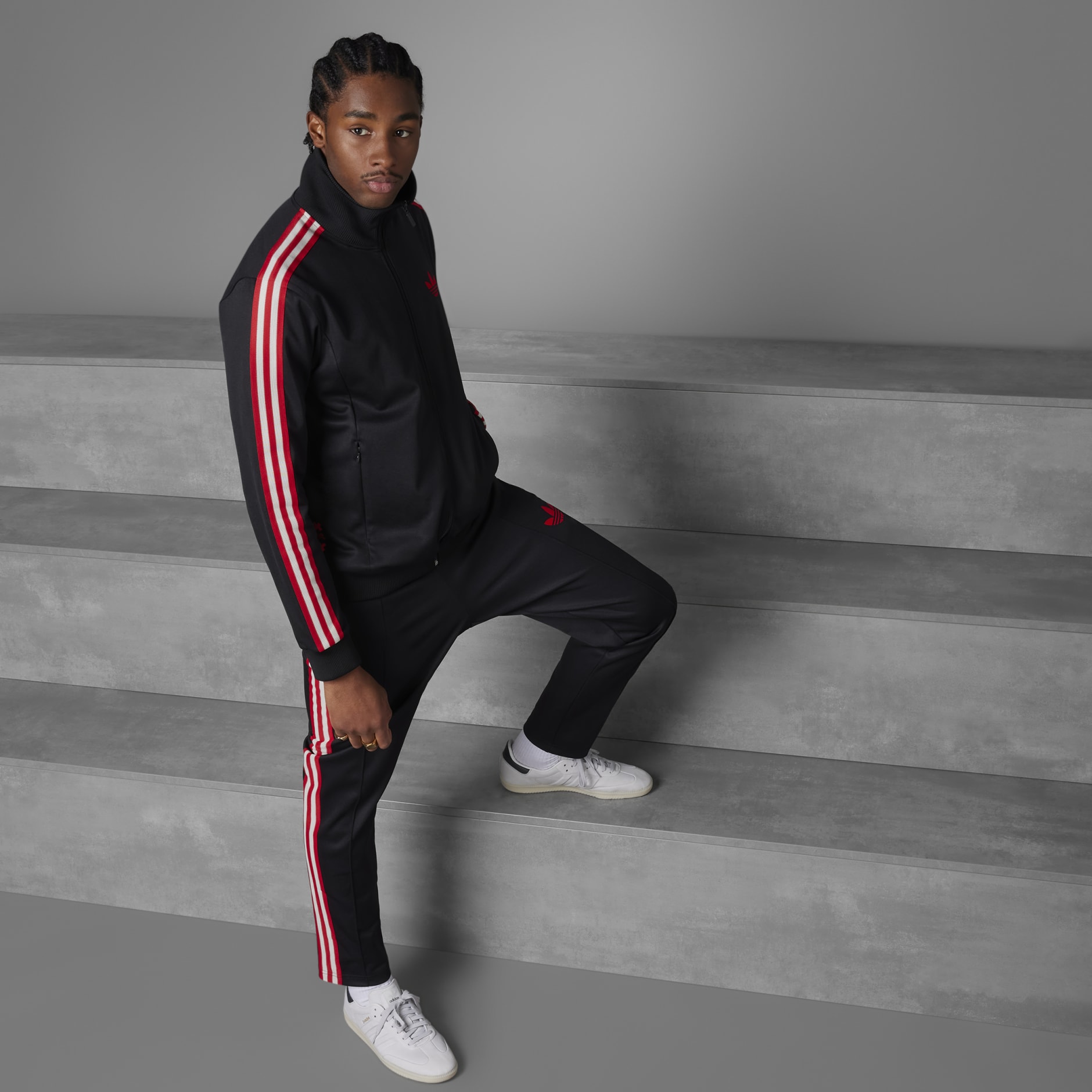 Men's Clothing - Ajax Amsterdam OG Track Jacket - Black | adidas Egypt