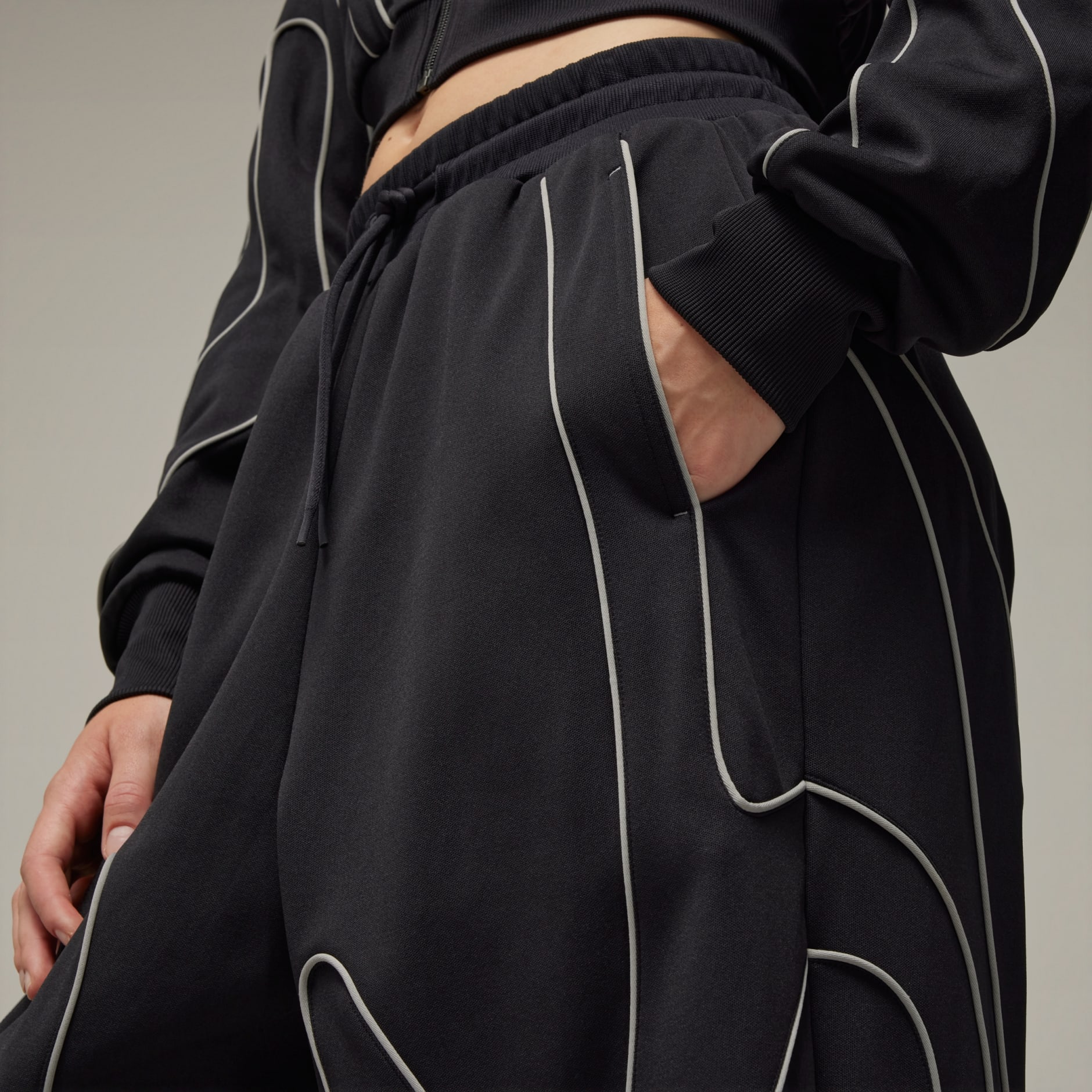 adidas Y-3 Cuffed Track Pants - Black | Free Shipping with