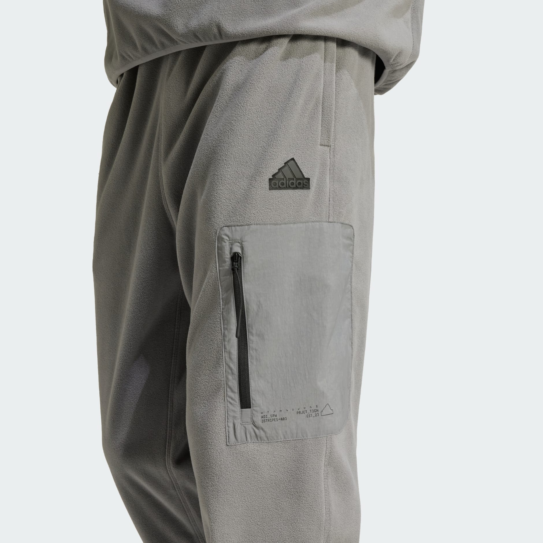 Clothing - City Escape Polar Fleece Pant - Grey | adidas Oman