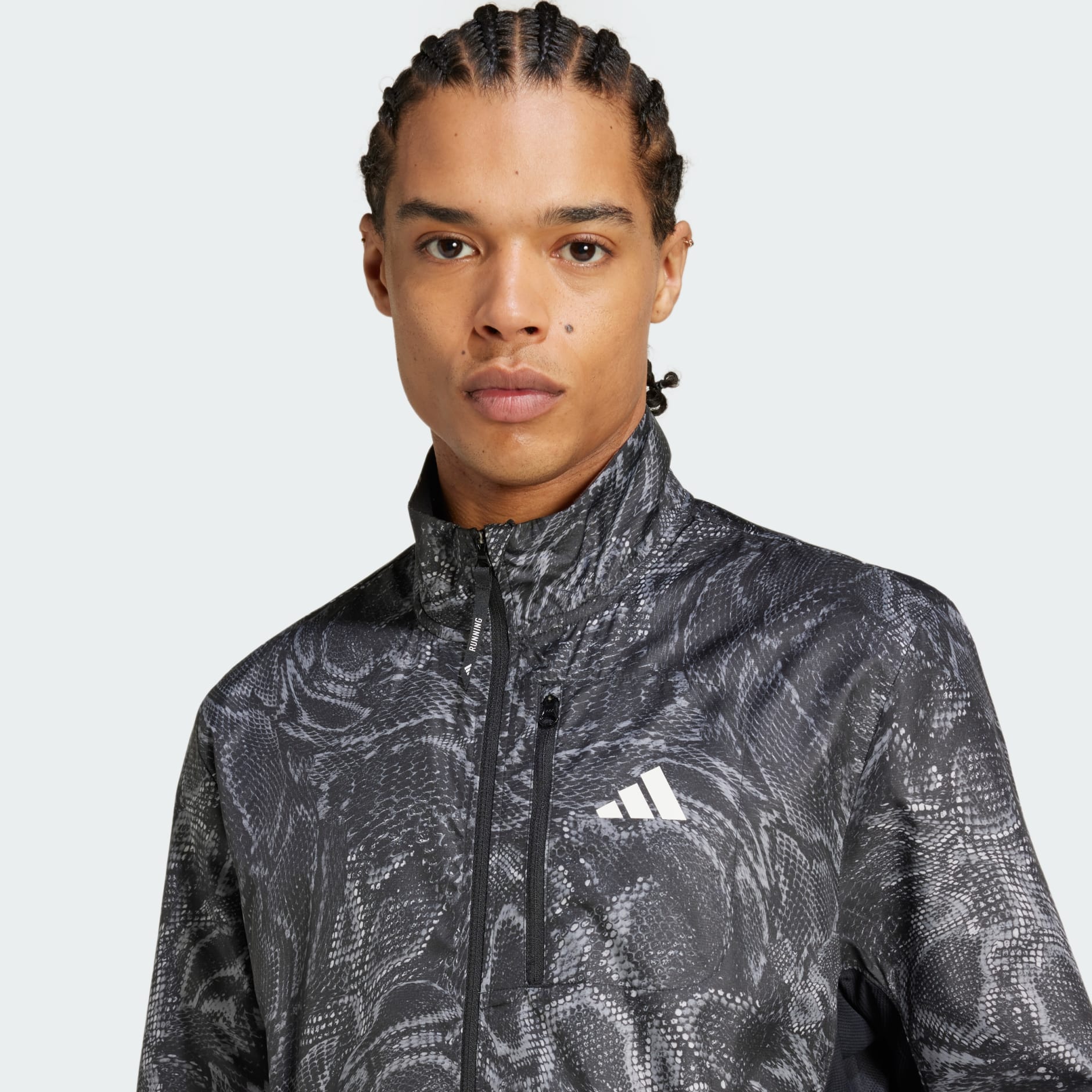 Clothing Own the Run Excite WIND.RDY Jacket Black adidas South Africa