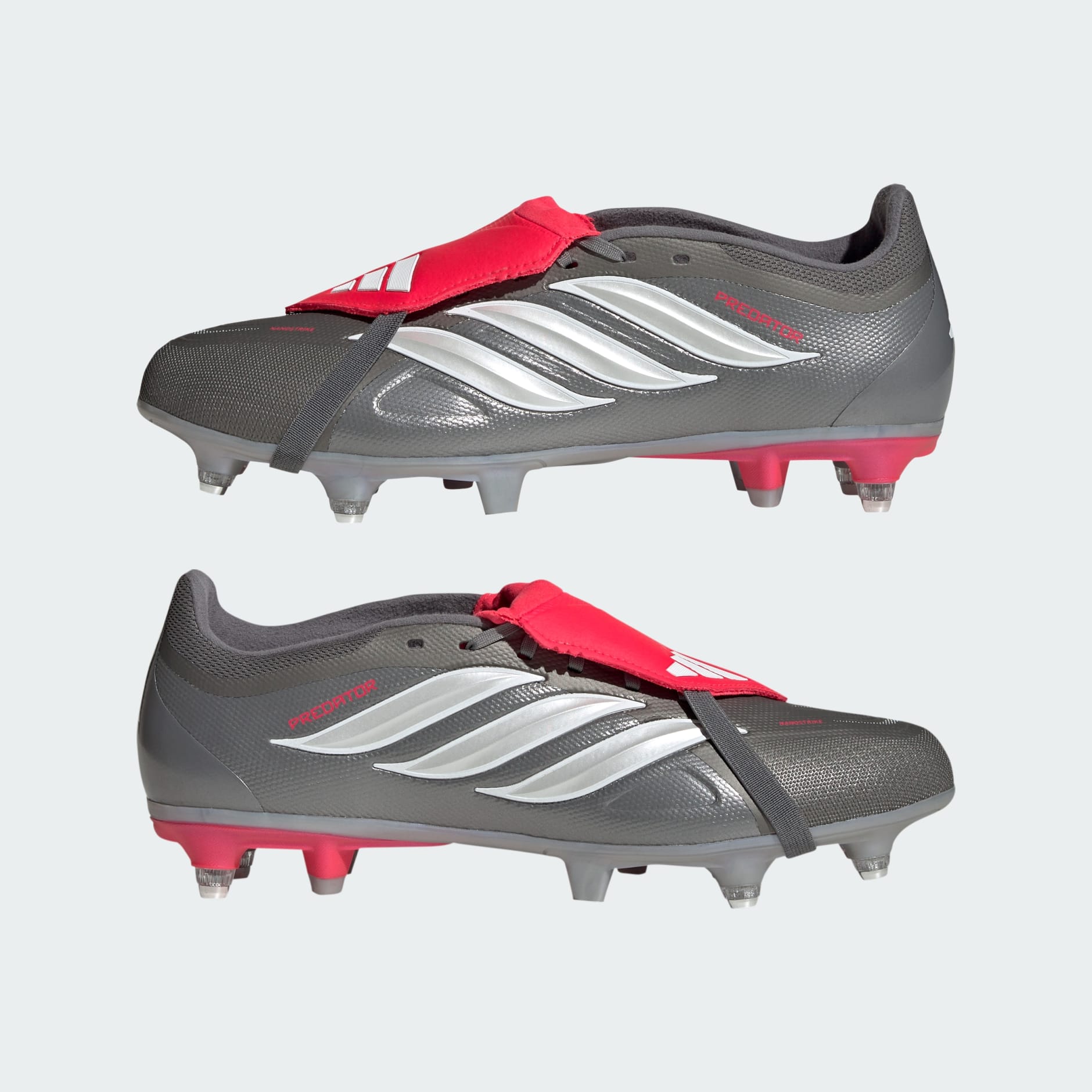 Ghete de fotbal PREDATOR LEAGUE pentru teren moale, cu limbă pliabilă