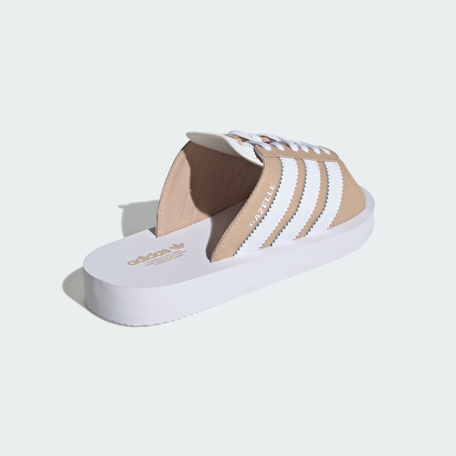 Gazelle Beach Slides - Beige | adidas Hong Kong