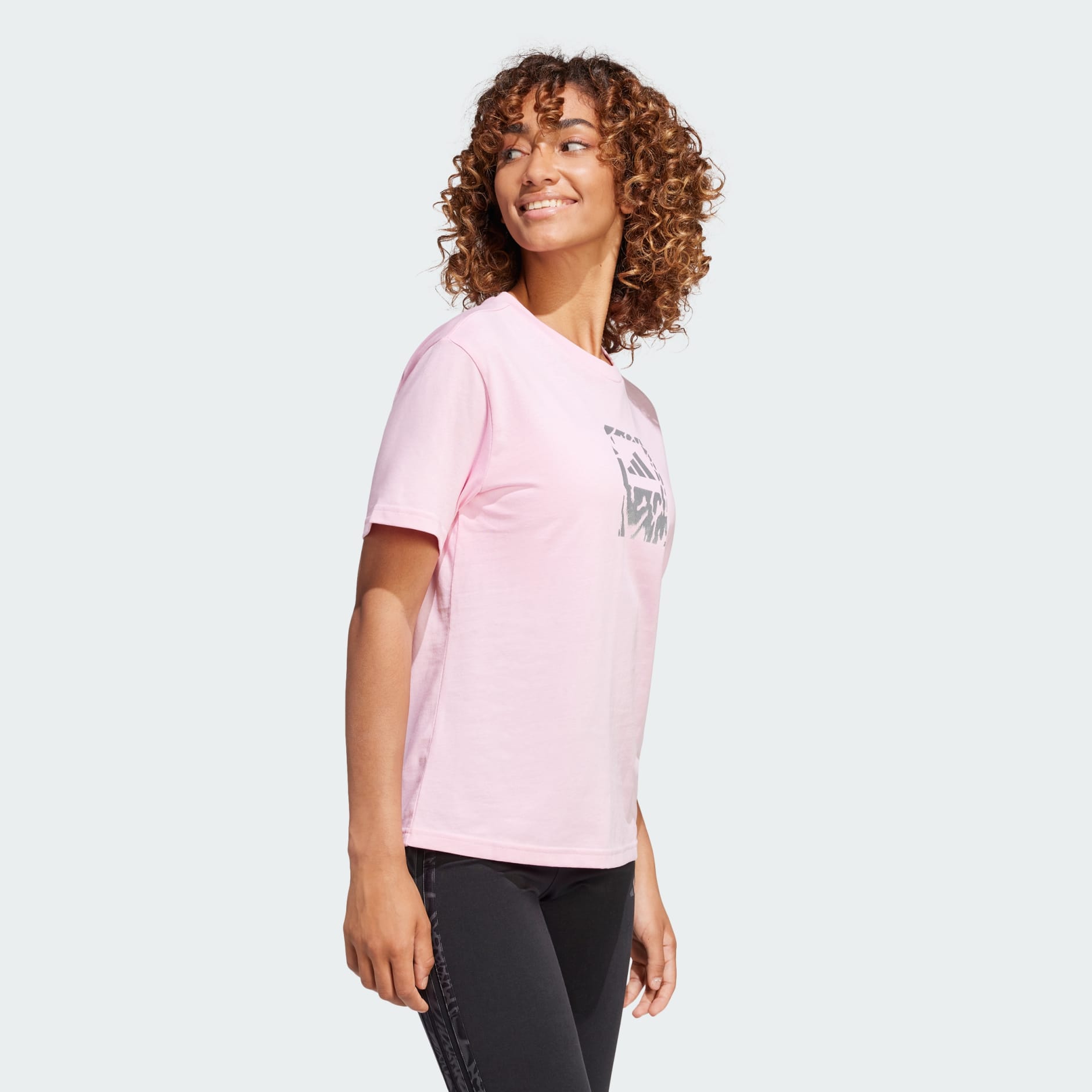 Tech 金屬色圖案 T 裇