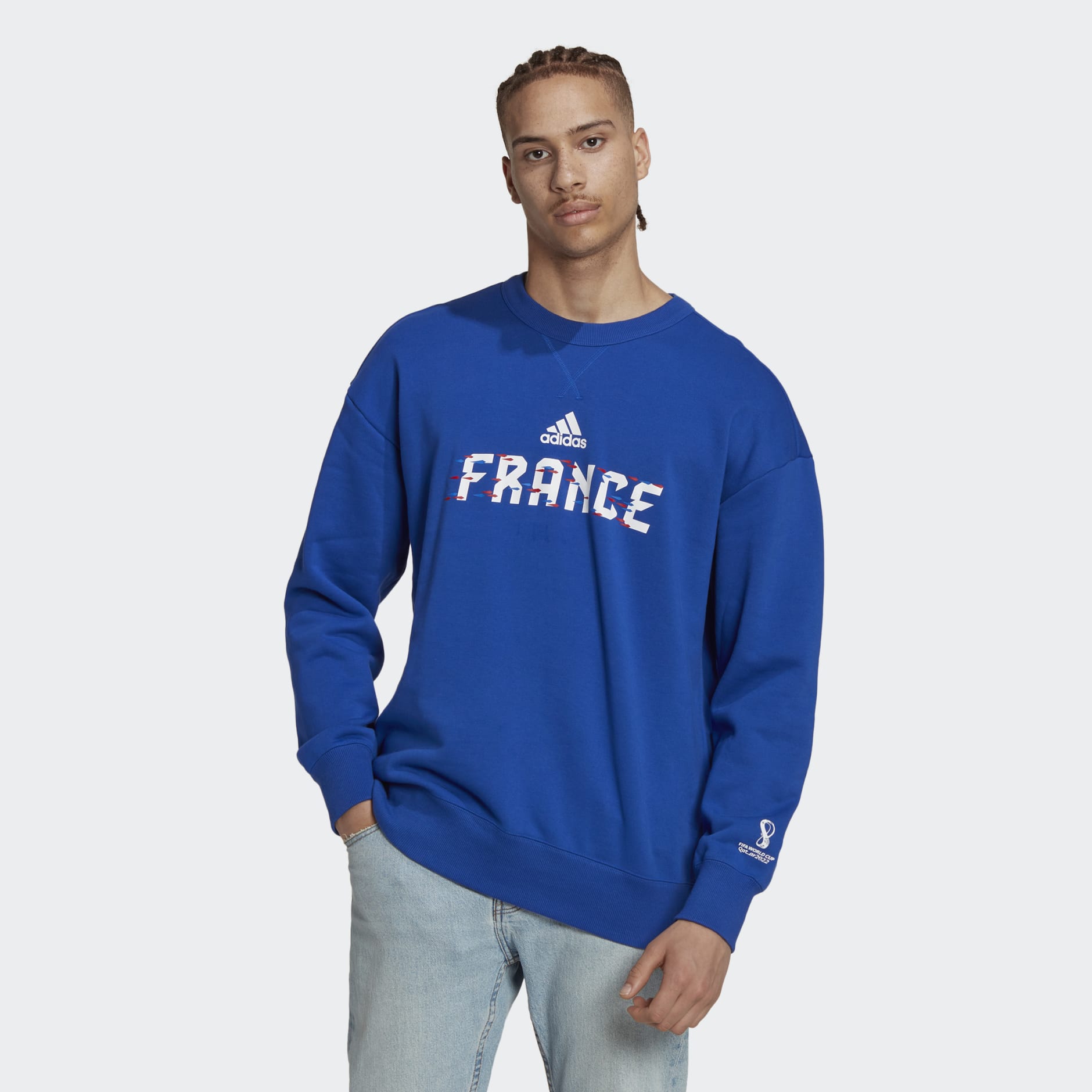 adidas FIFA World Cup France Sweatshirt - Blue | adidas QA