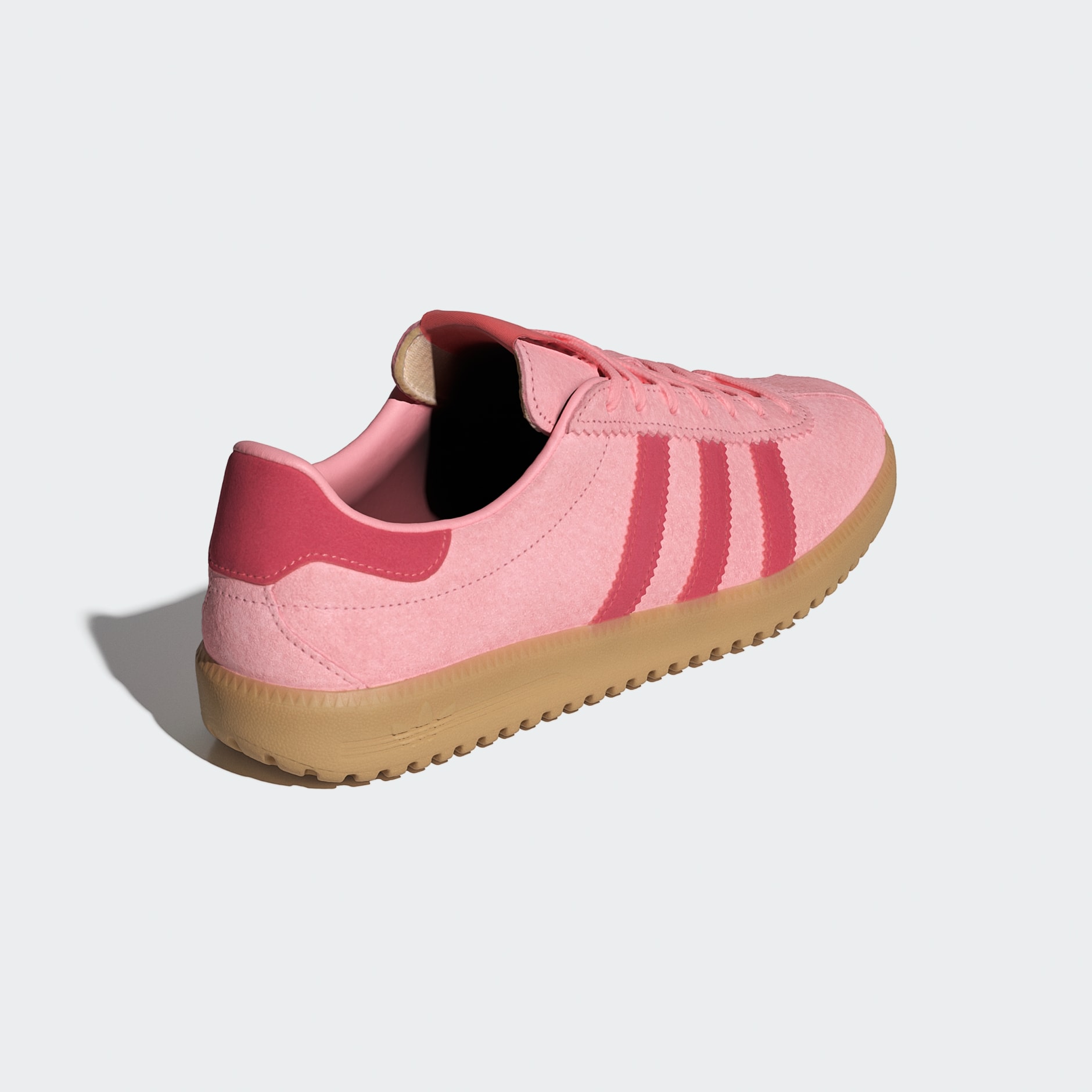 Adidas suede pink shoes best sale