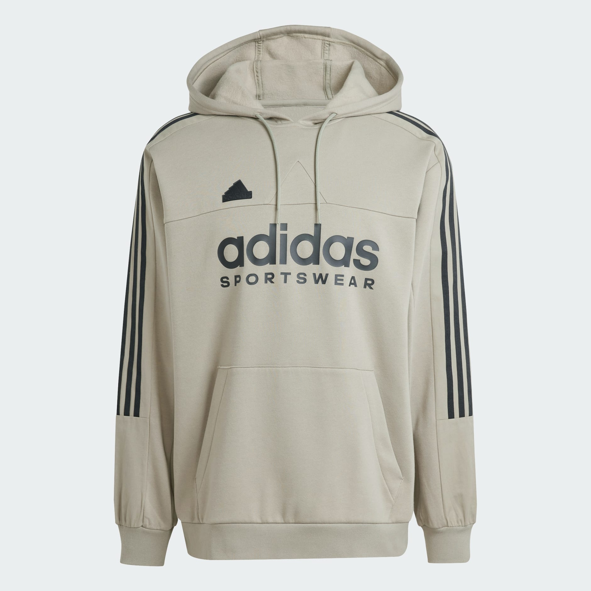 Adidas hoodie logo down sleeve best sale