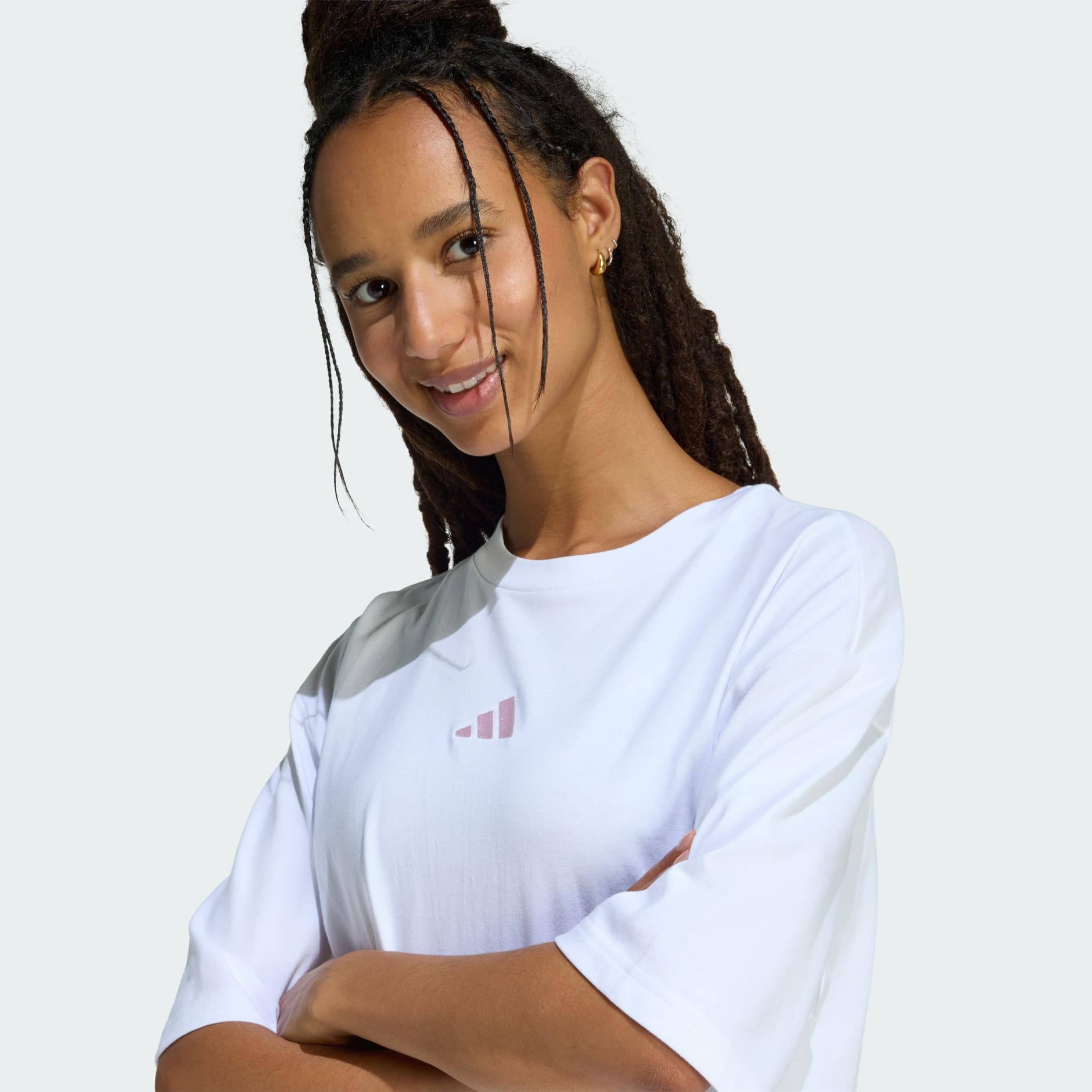 MINI EMBROIDERY OVERSIZED GRAPHIC T-SHIRT