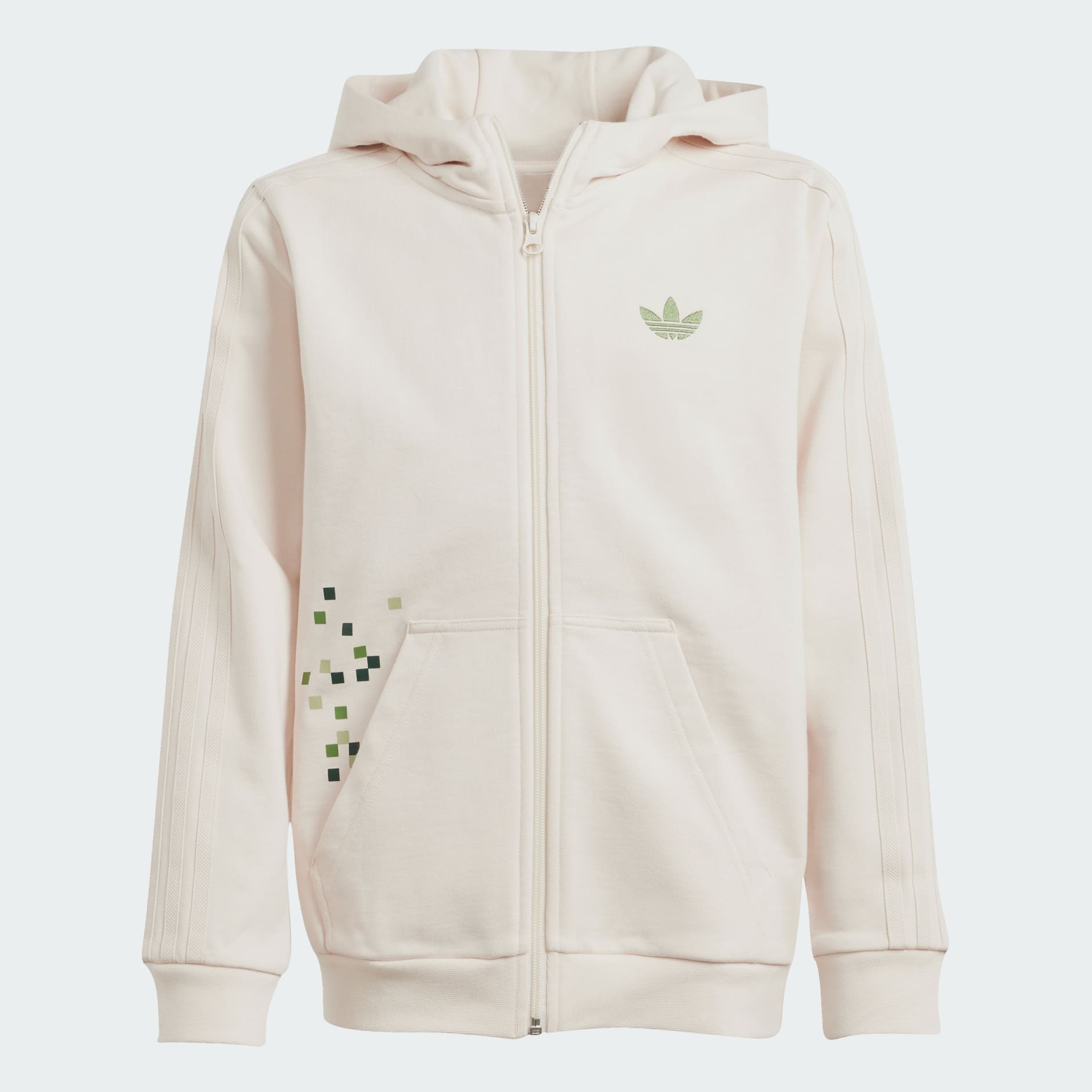 Hanorac cu motiv grafic adidas Originals x Minecraft