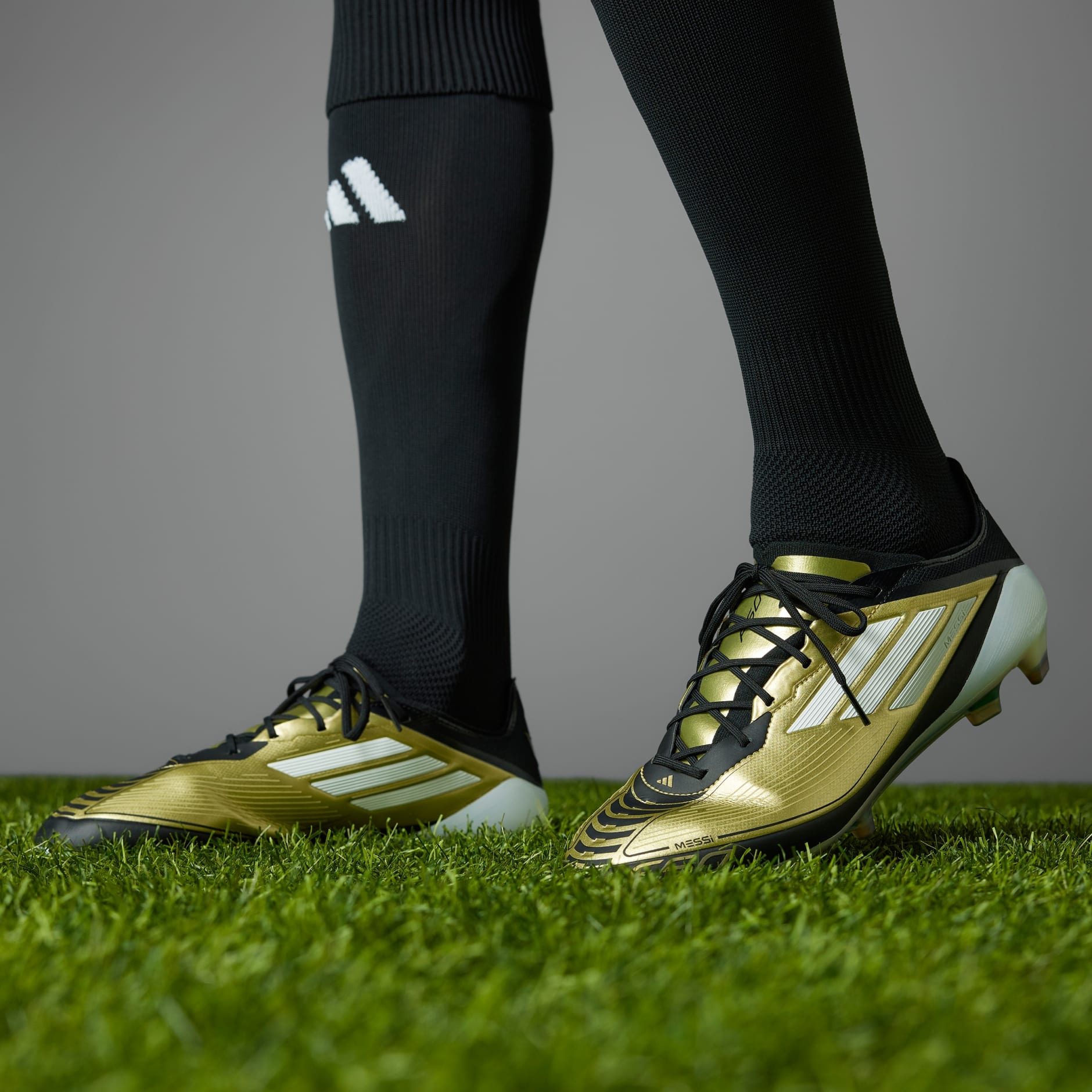 Shoes Messi F50 Elite Firm Ground Boots Gold adidas Saudi Arabia