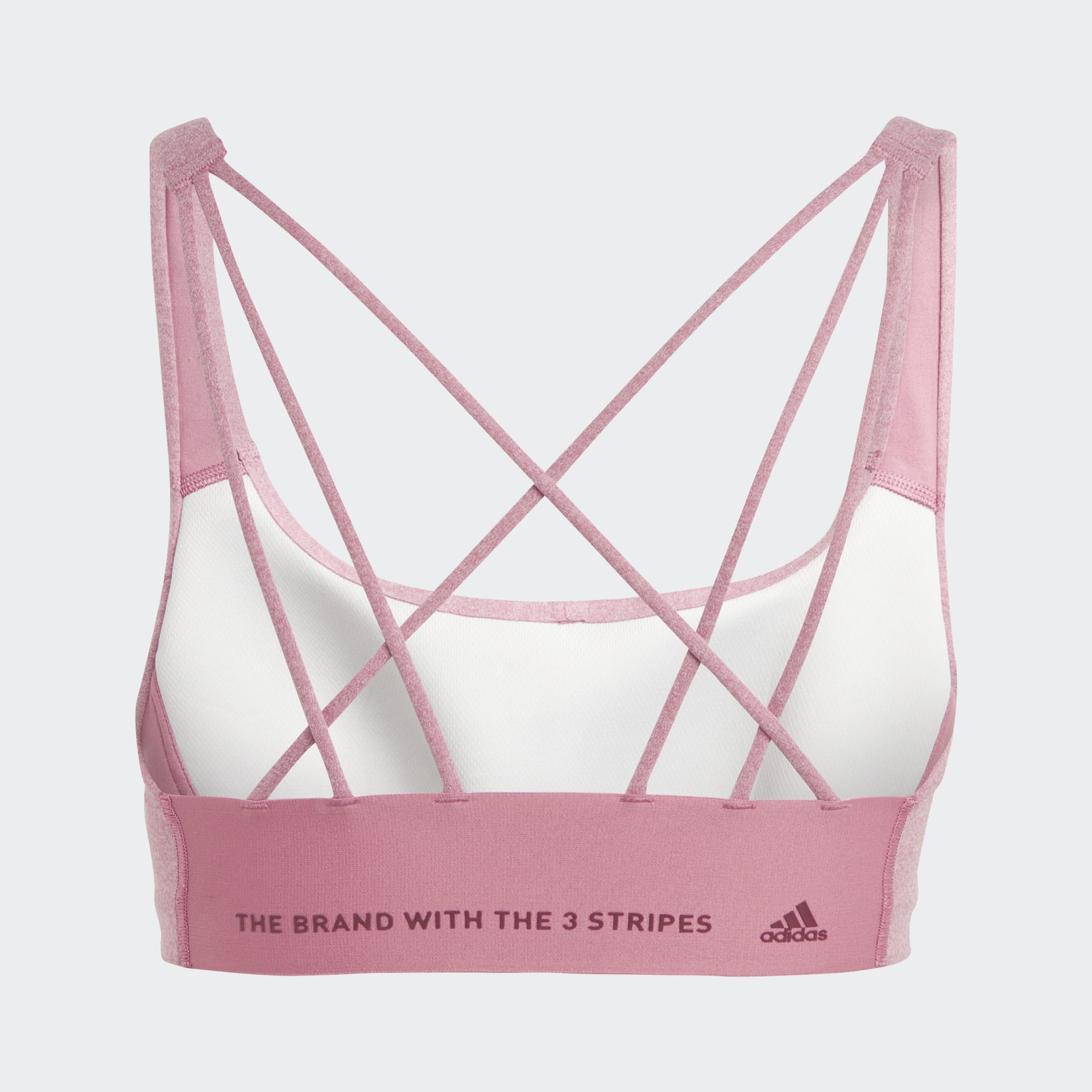 Women's Adidas Logo Sport Bra, Size M - Hot Pink - Dutch Goat
