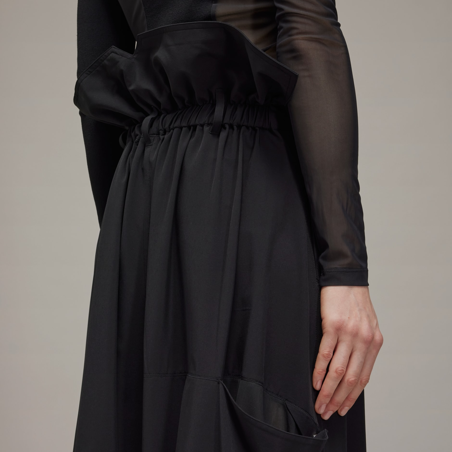 Y-3 Vented Skirt - Black | adidas Hong Kong