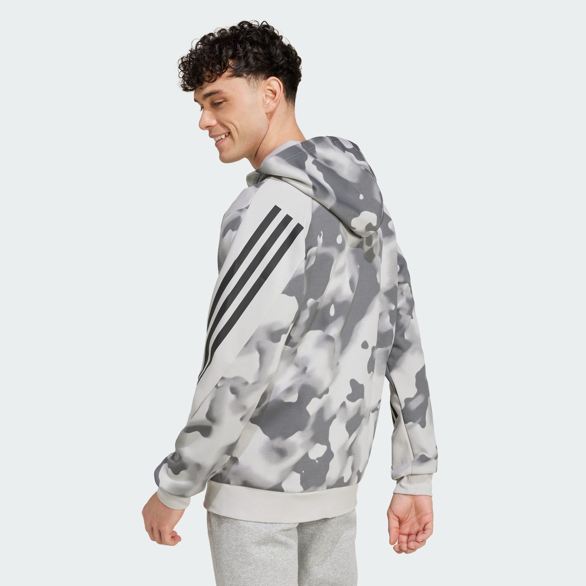 Adidas mens camo hoodie online