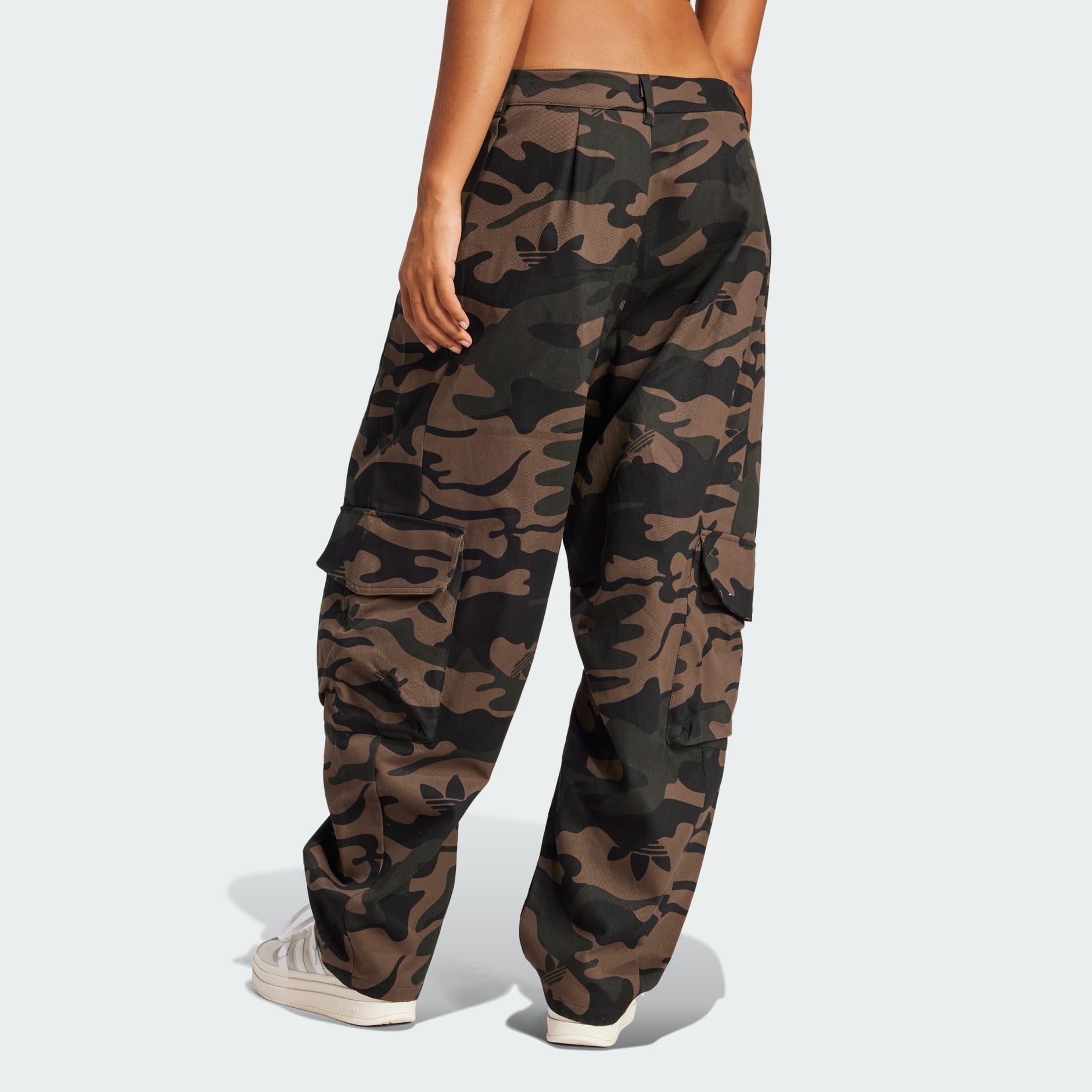 Camo Allover Print Cargo Pants