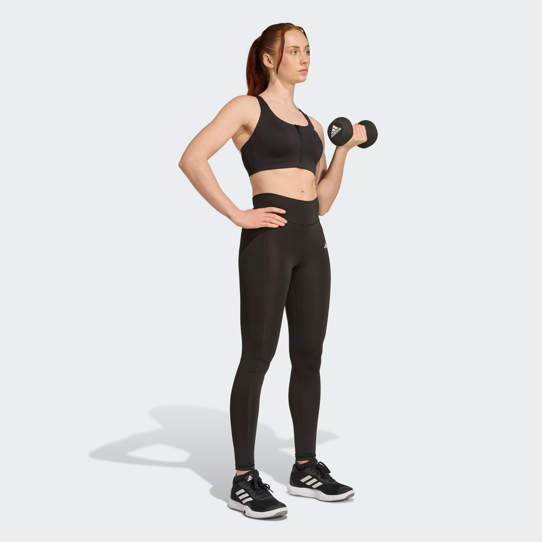 GCA Easy Fit Train High Support Bra - Black | adidas Hong Kong