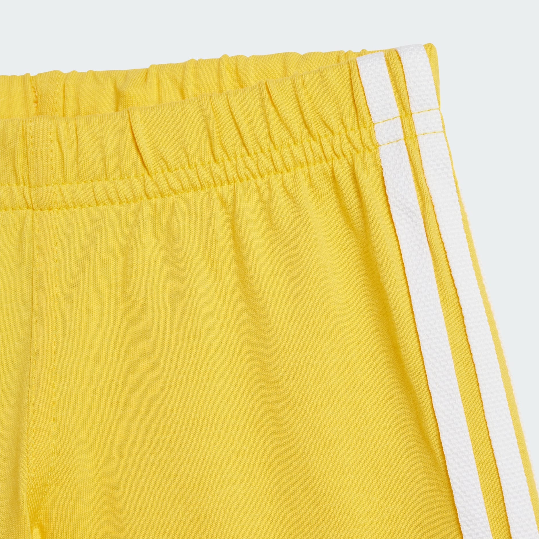 Kids Clothing - Trefoil Shorts Tee Set - Yellow | adidas Saudi Arabia