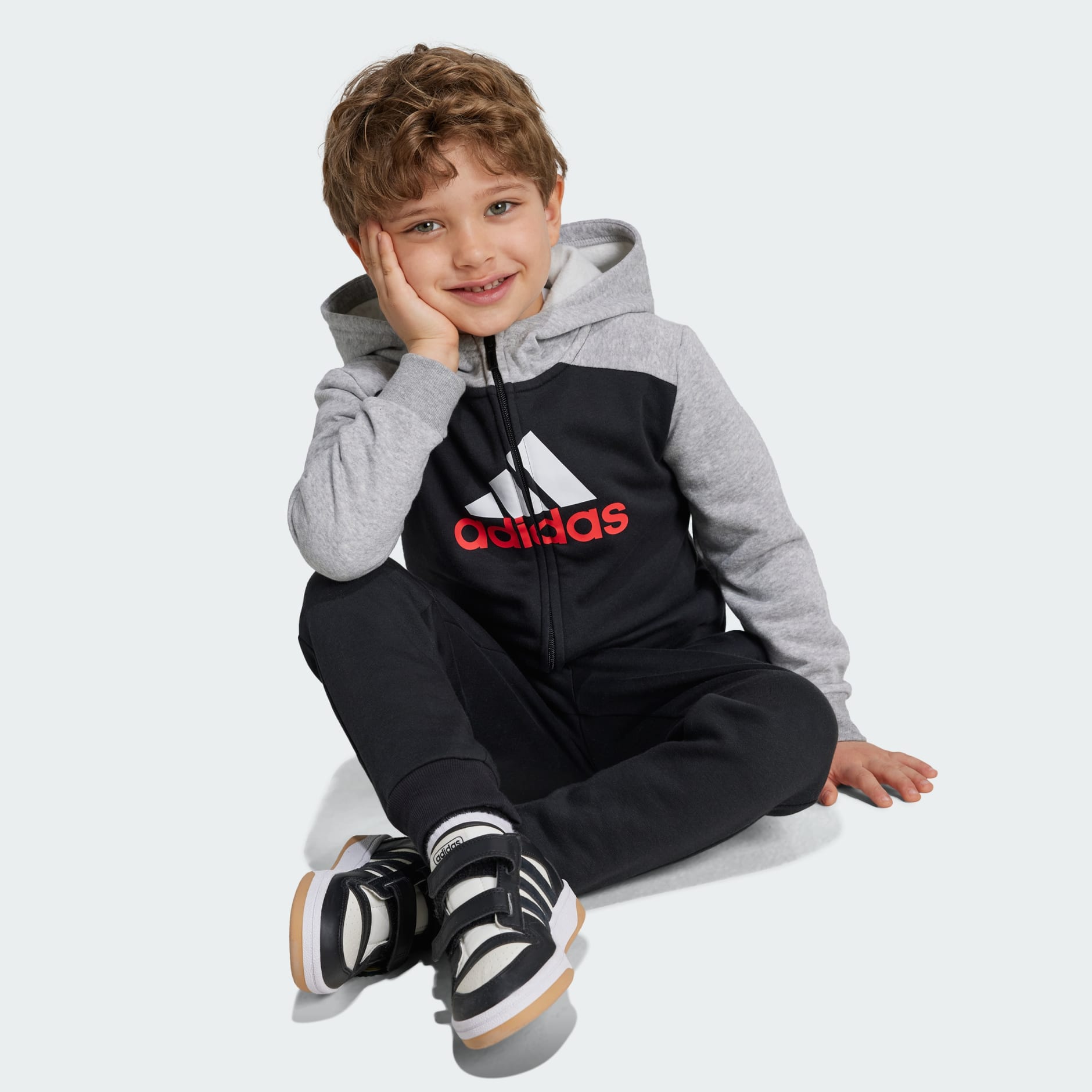 بدلة رياضيّة Essentials Big Logo Fleece للأطفال