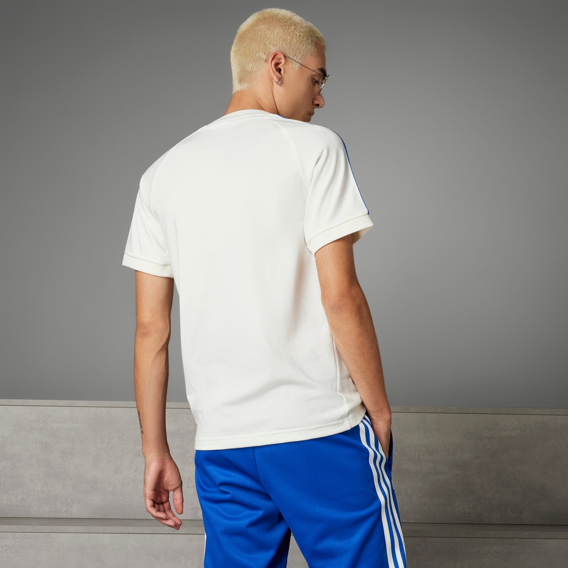 Men\'s Clothing - Italy Adicolor Classics 3-Stripes Tee - White | adidas Oman