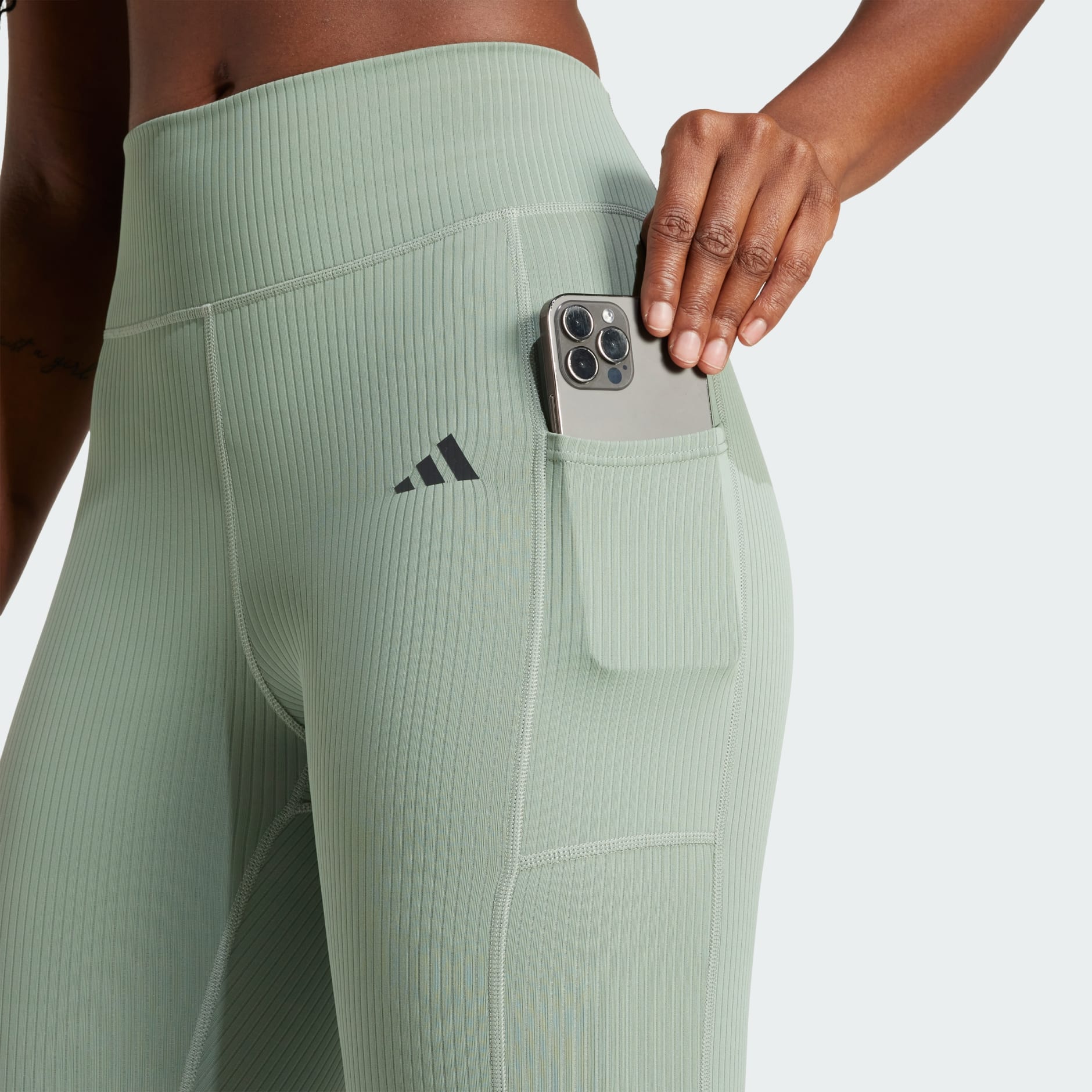 بنطال ضيّق Optime Rib 7/8