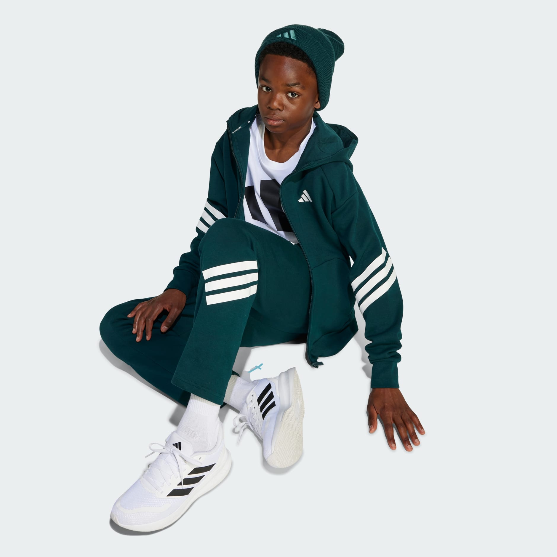 Dječje hlače do gležnjeva Future Icons 3-Stripes