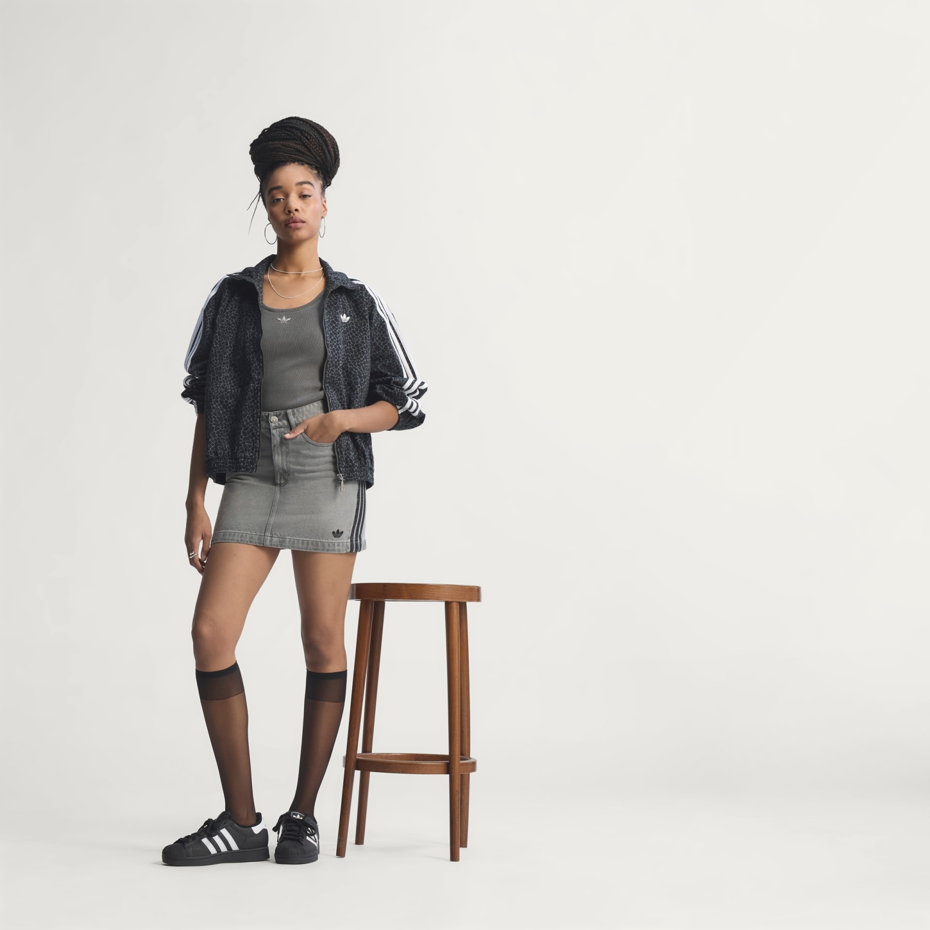 FIREBIRD OVERSIZED AOP DENIM JACKET