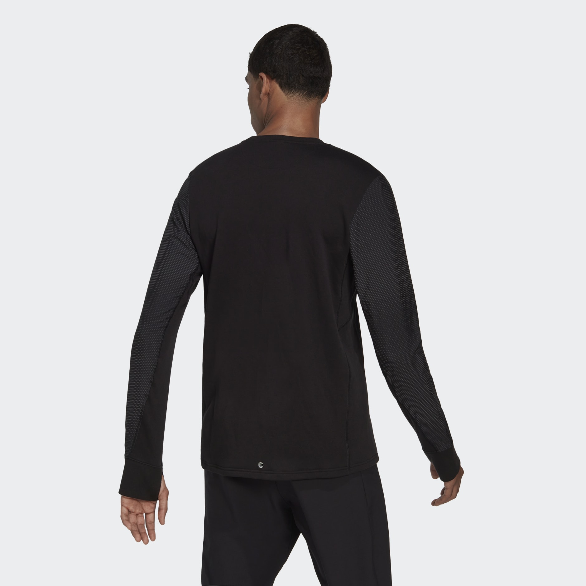 Clothing - Fast Reflective Crew Sweatshirt - Black | adidas South Africa