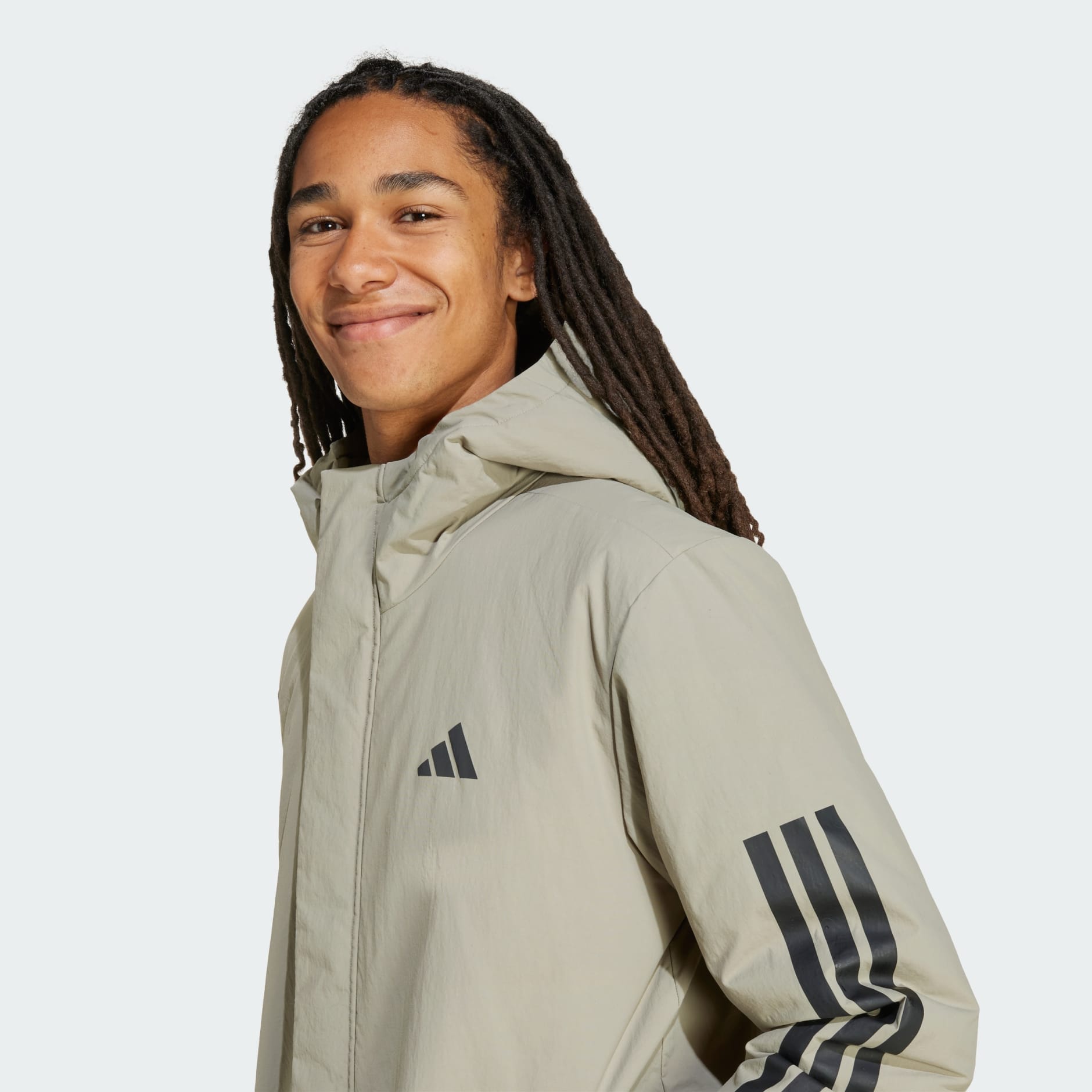 Climawarm 3-Stripes Insulated Hooded Jacket