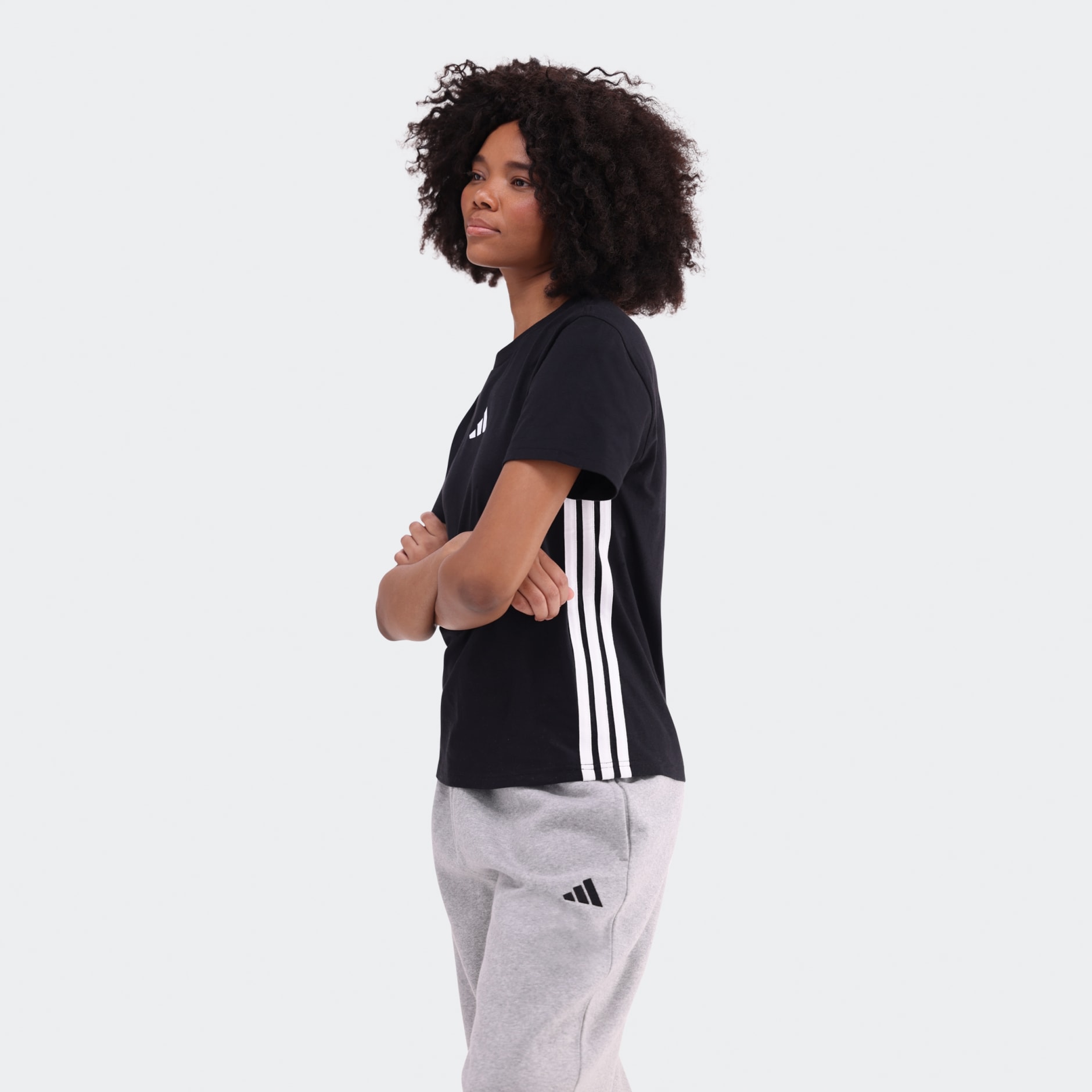 Essentials 3-Stripes Cotton T-Shirt