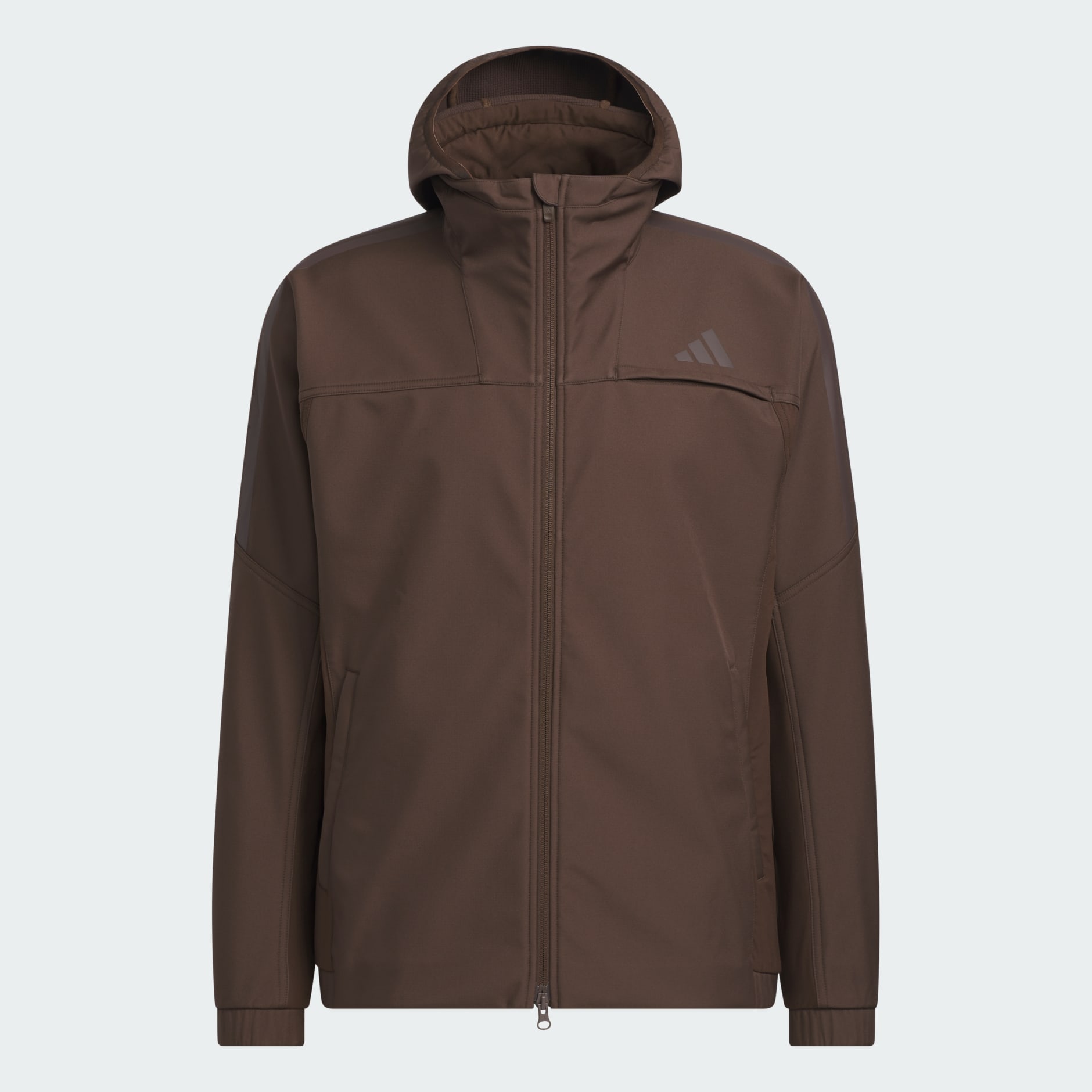 3STRIPES REGULAR FIT BONDED FLEECE HOODED WIND JACKET