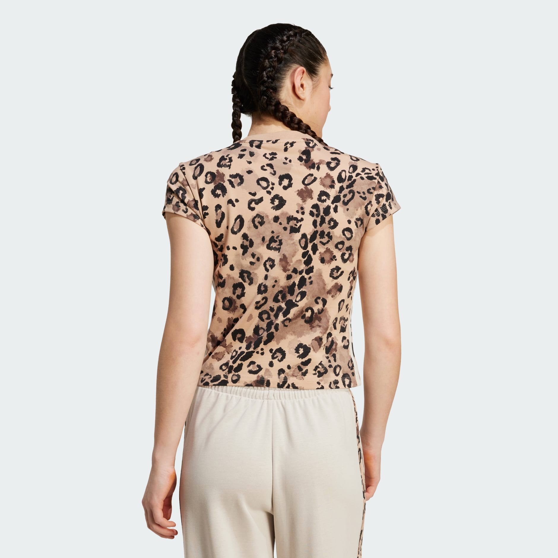CLOTHING - Animal Print 3-Stripes Tee - Multicolour | adidas