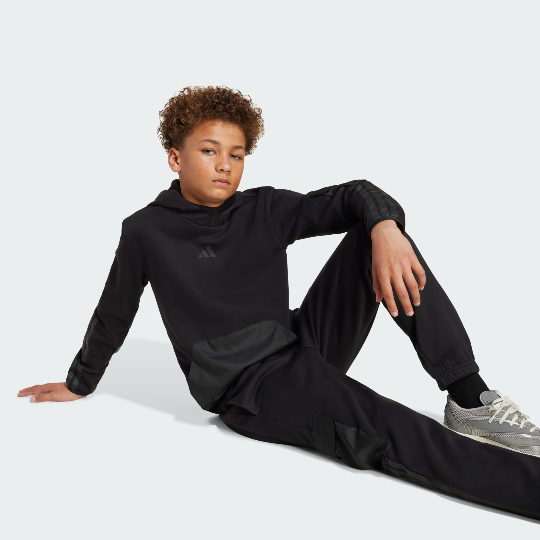 多功能絨毛小童工裝褲