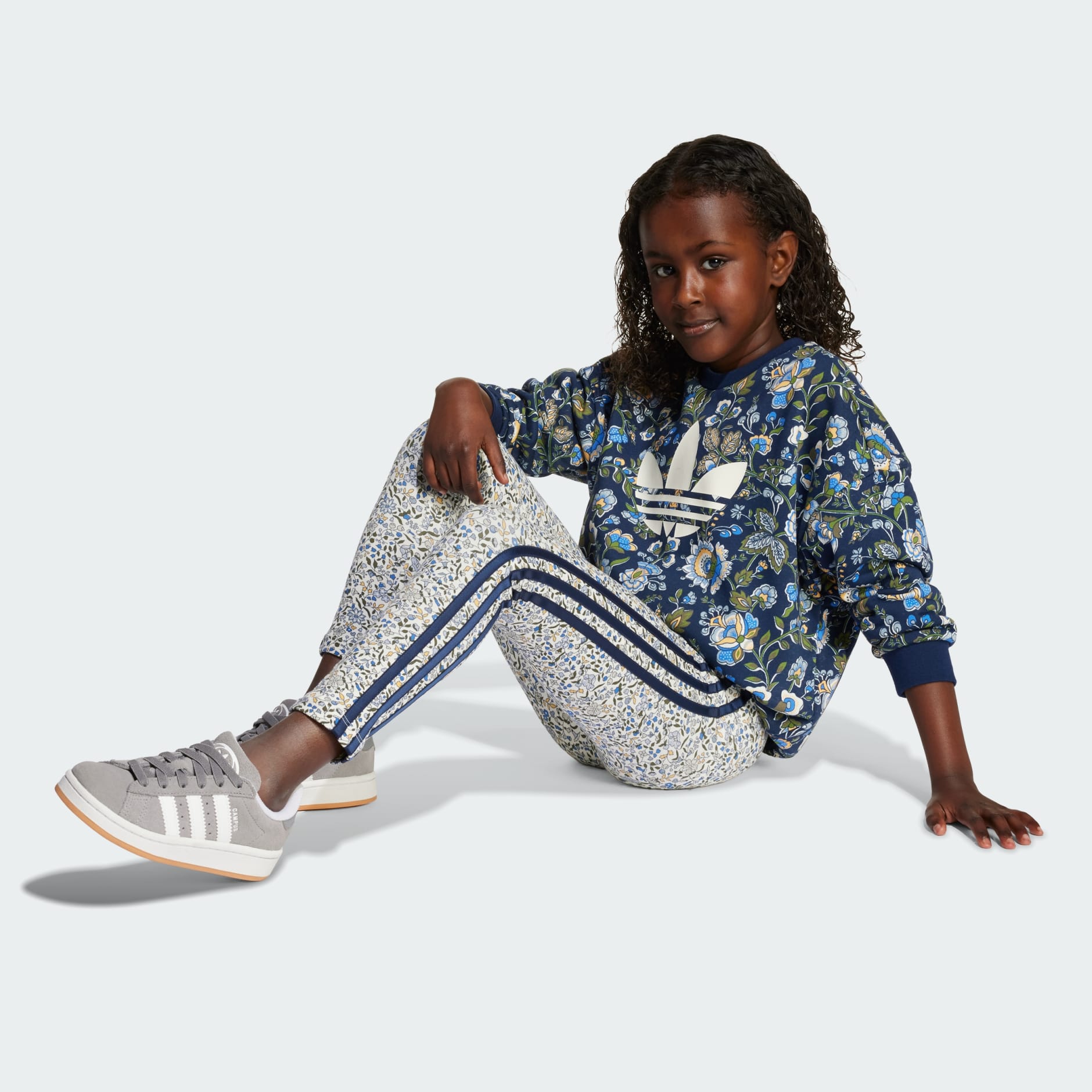 Dječji komplet majice i tajica adidas Originals X Liberty London Crew