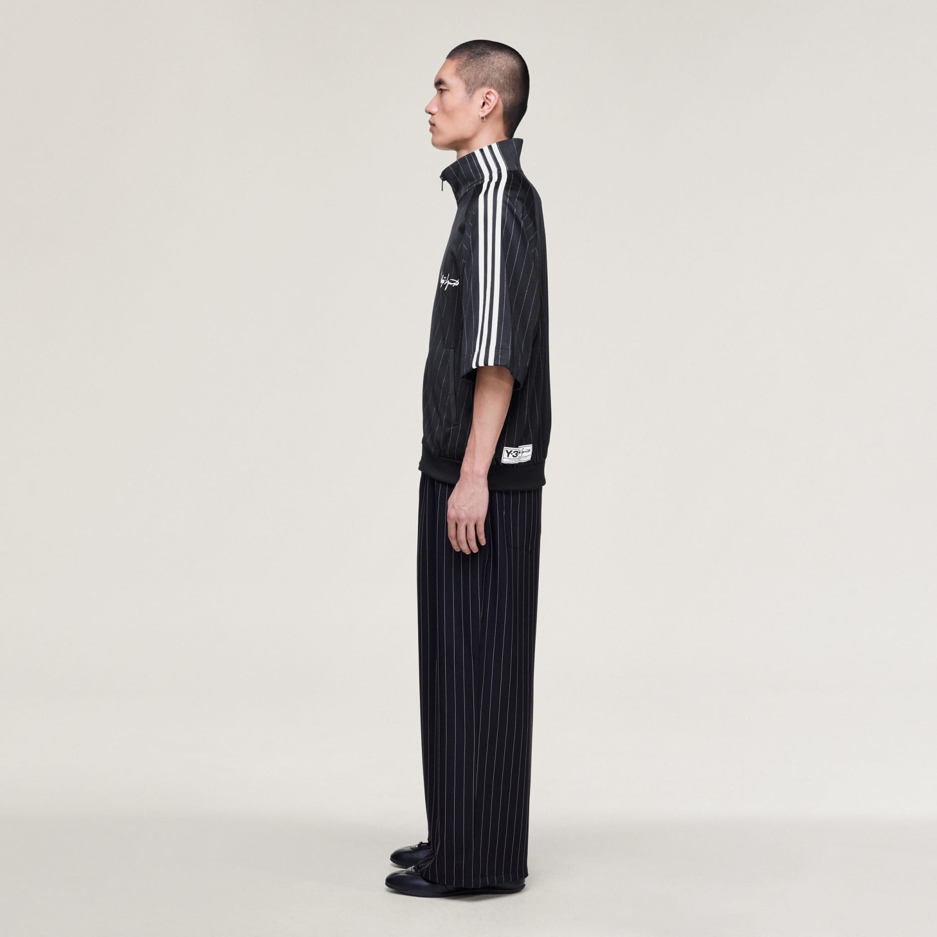 Y-3 SPORT UNIFORM PINSTRIPE TRACK PANTS