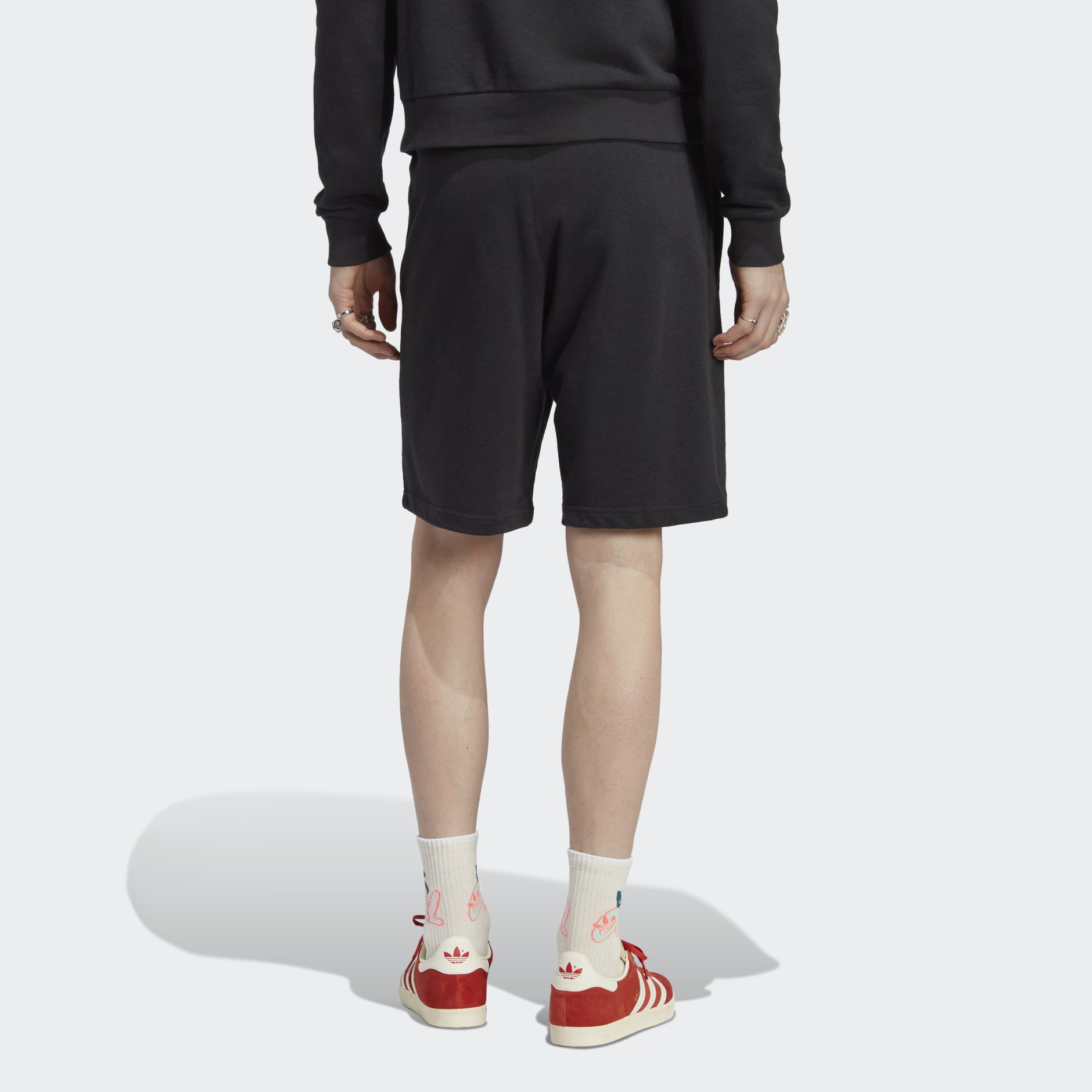 Clothing - Essentials+ | Black Hemp Shorts - adidas Israel With Made