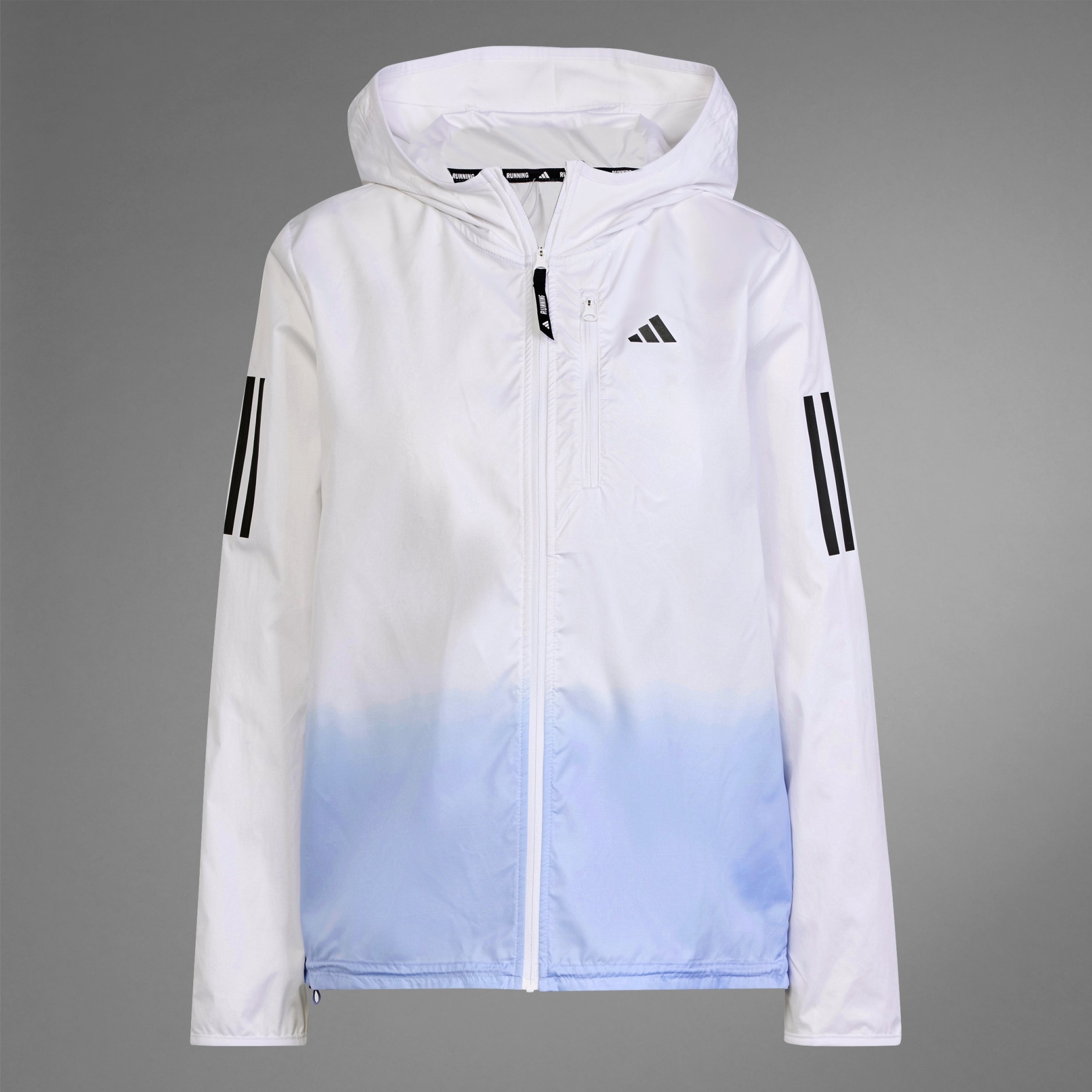 CLOTHING - Own the Run Colorblock Jacket - White | adidas Oman CLOTHING - Own the Run Colorblock Jacket - White | adidas Oman