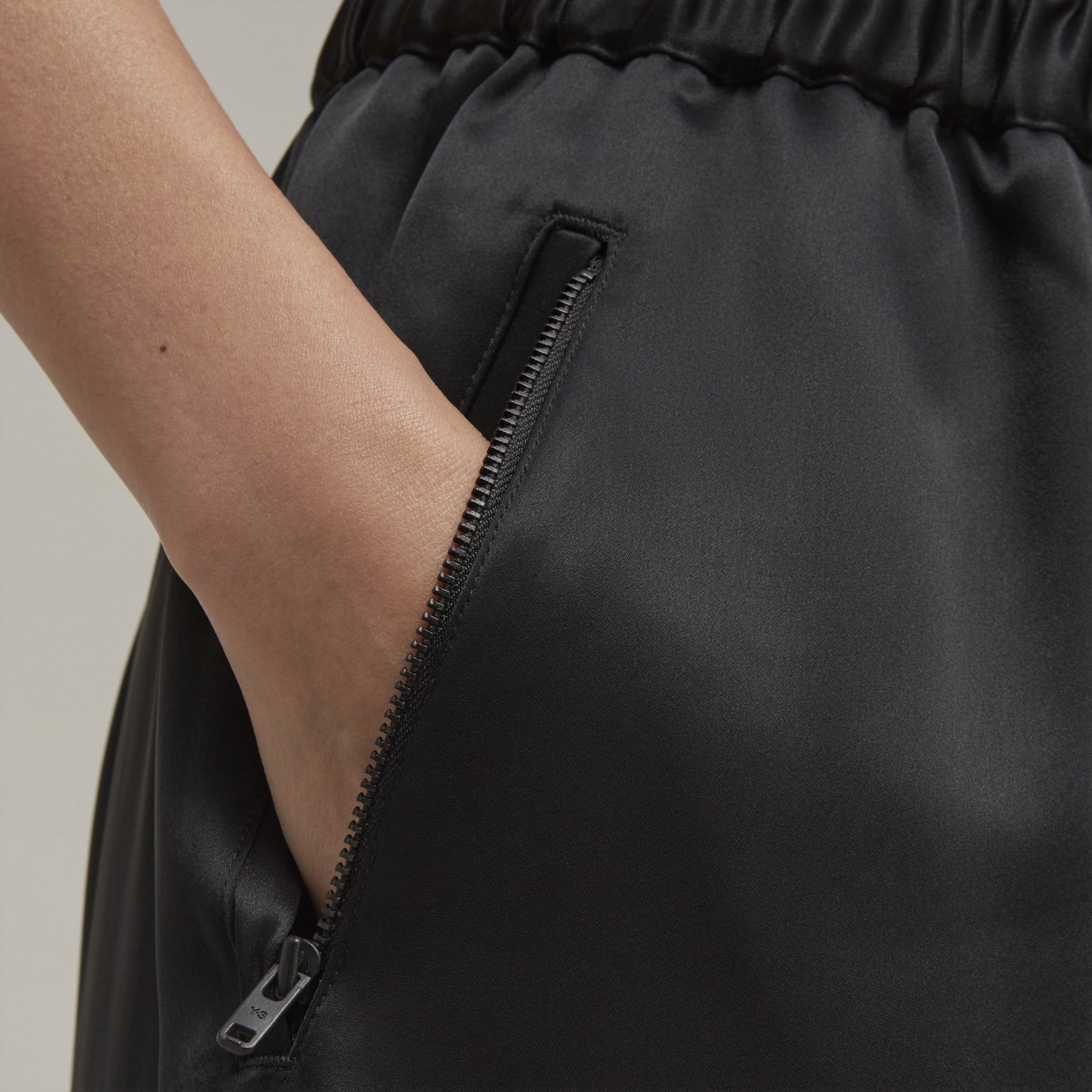 Y-3 Tech Silk Wide-Leg Pants