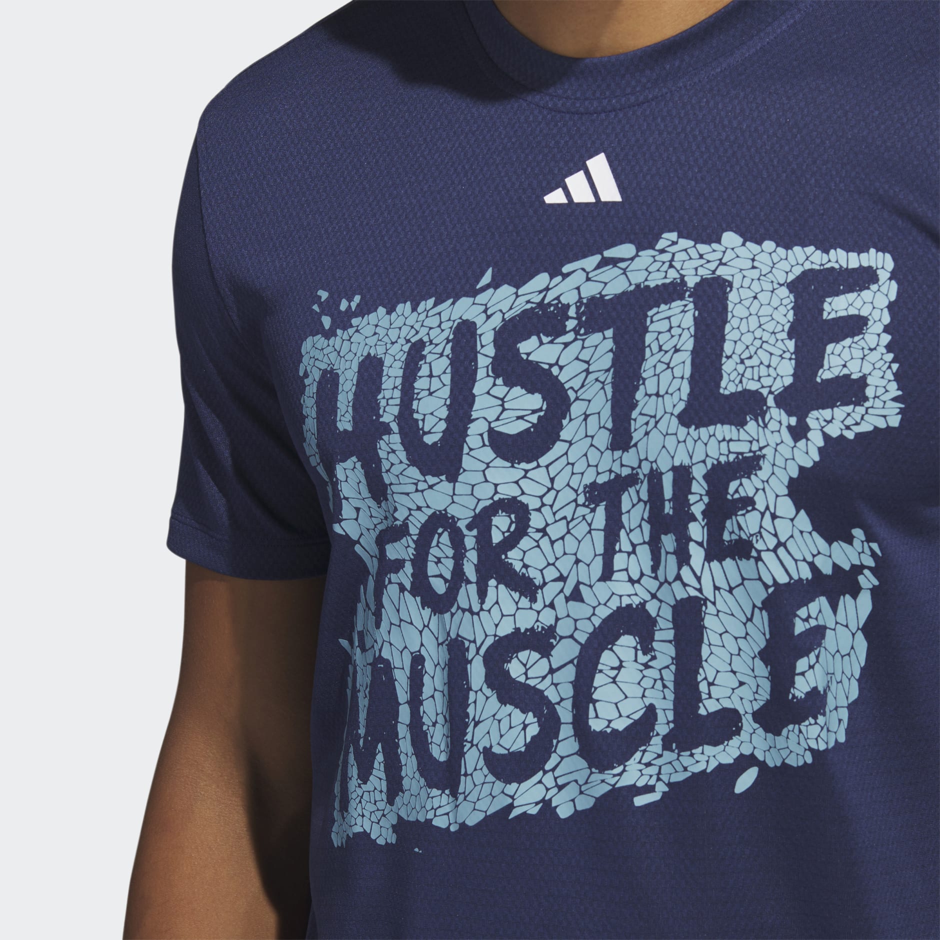 Hustle for the Muscle AEROREADY Short Sleeve Graphic Training Tee
