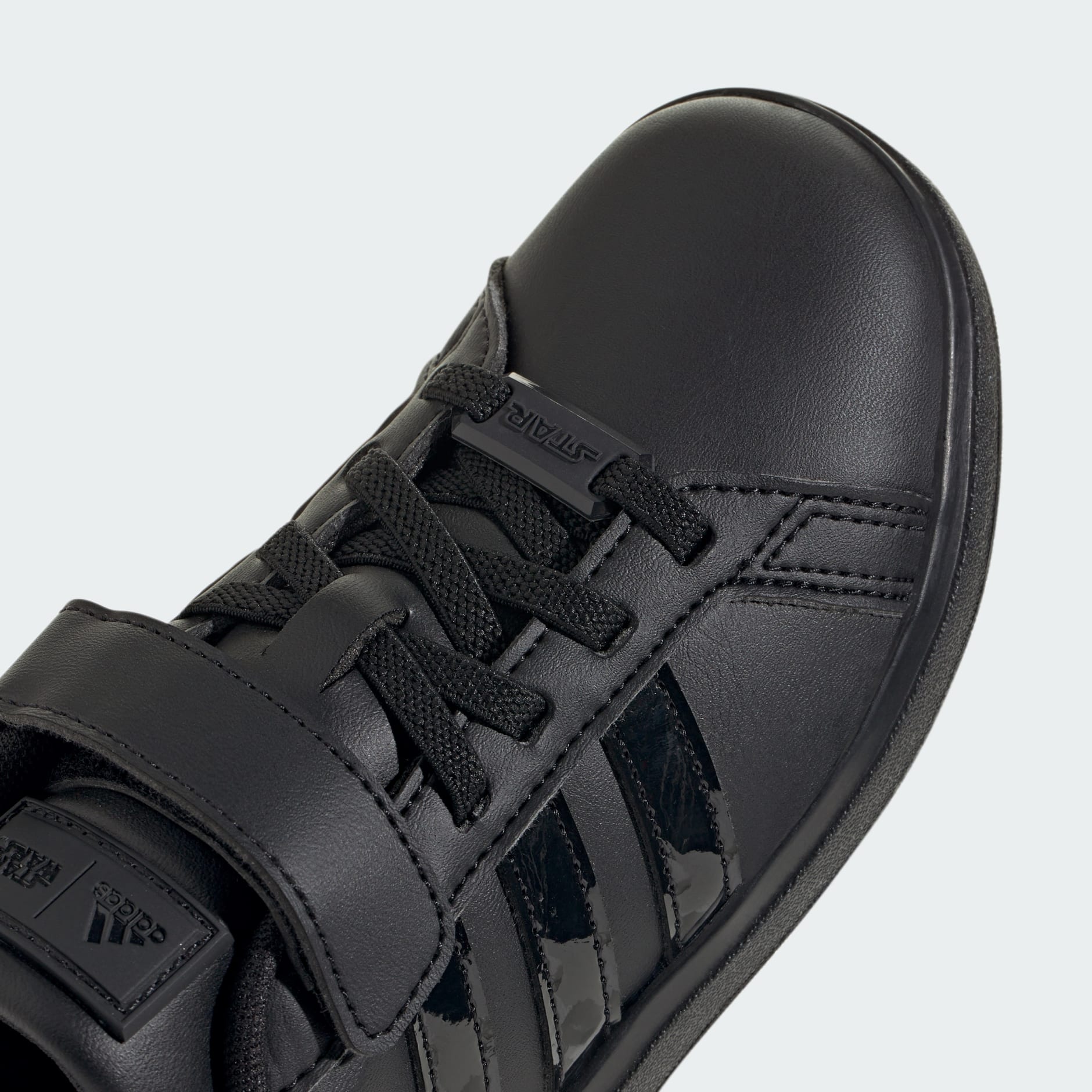 Adidas grand court toddler black best sale