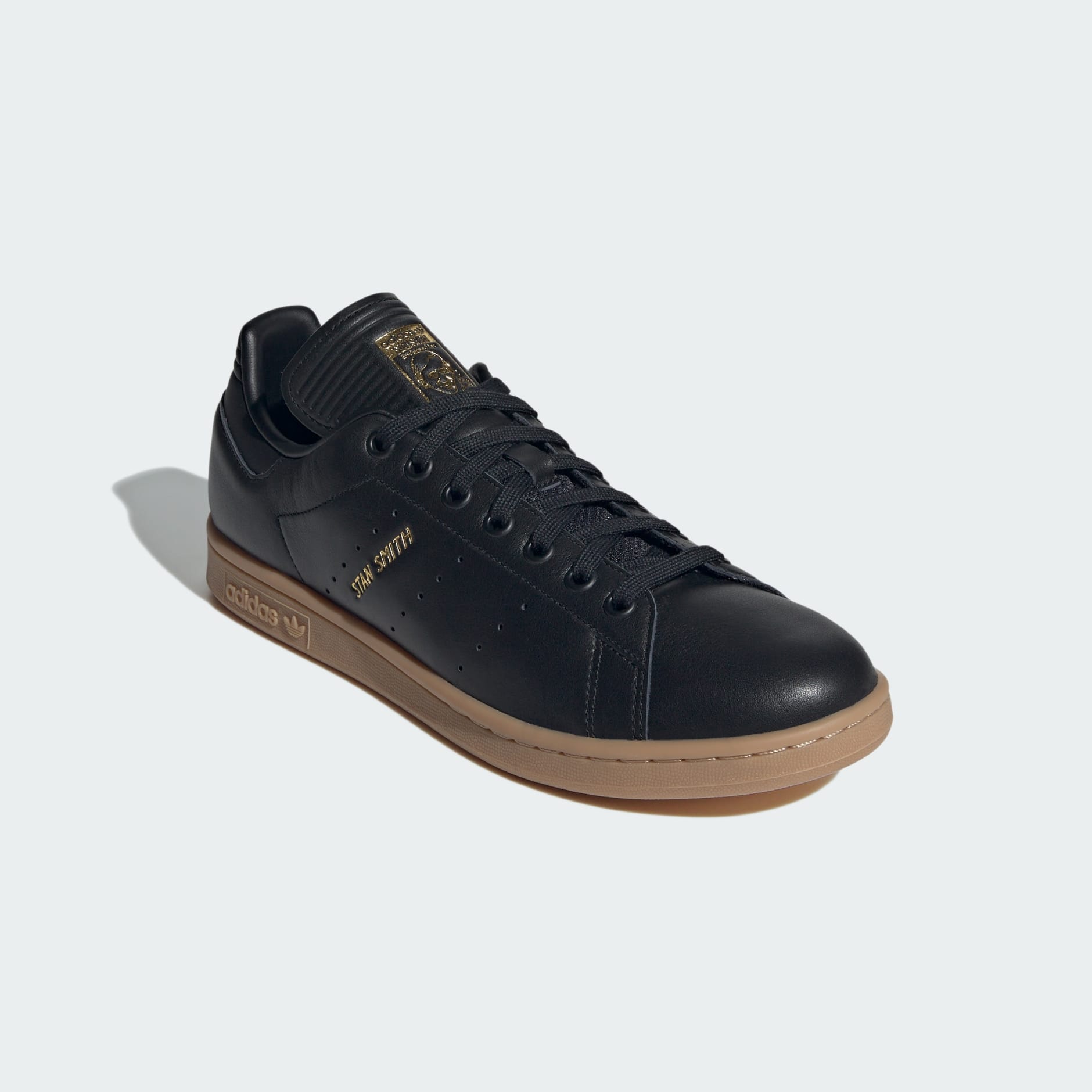 Adidas stan smith black red best sale