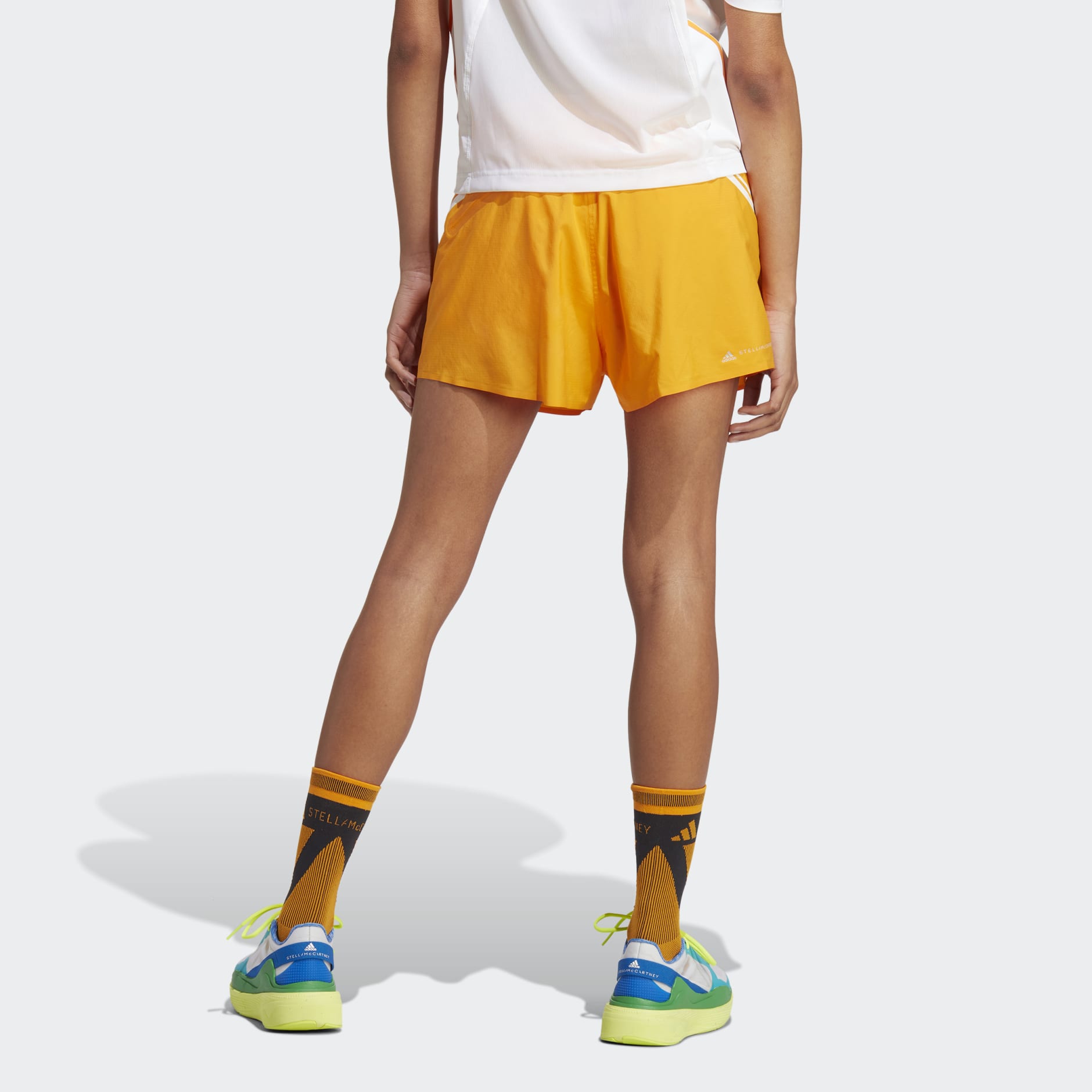 adidas adidas by Stella McCartney TruePace Running Shorts - Orange ...
