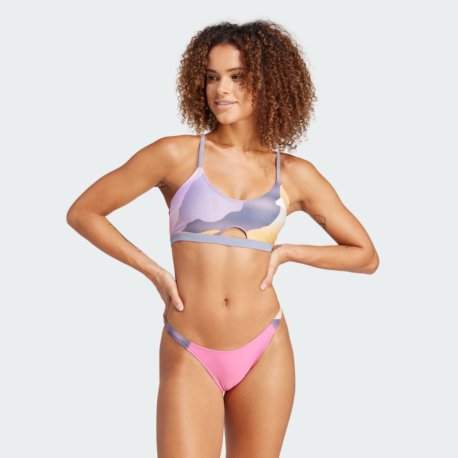 Clothing City Escape Camo Bikini Set Purple adidas South Africa