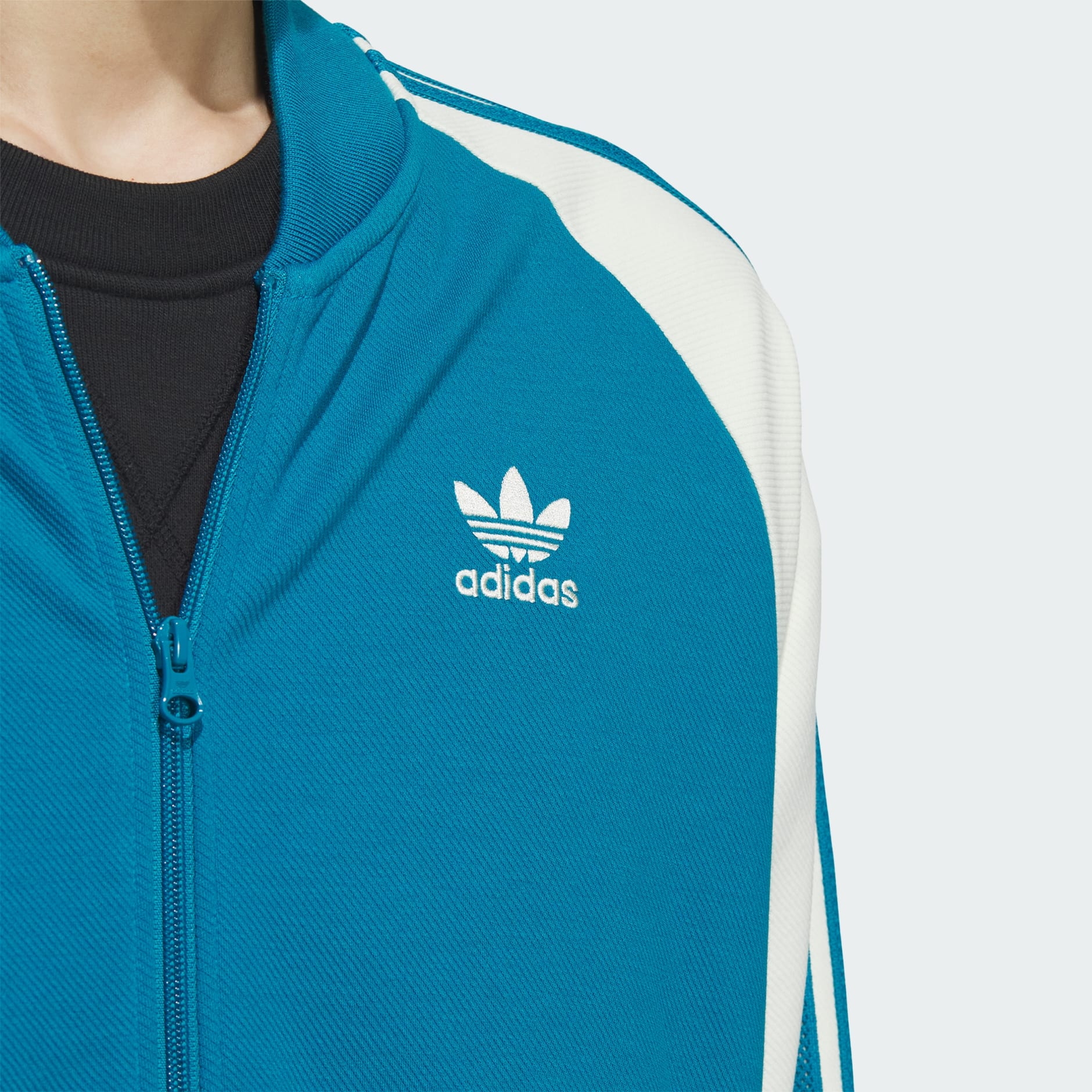 adidas Originals Dkn Sst Jacket Asia Sizing 'Blue White' IX4241